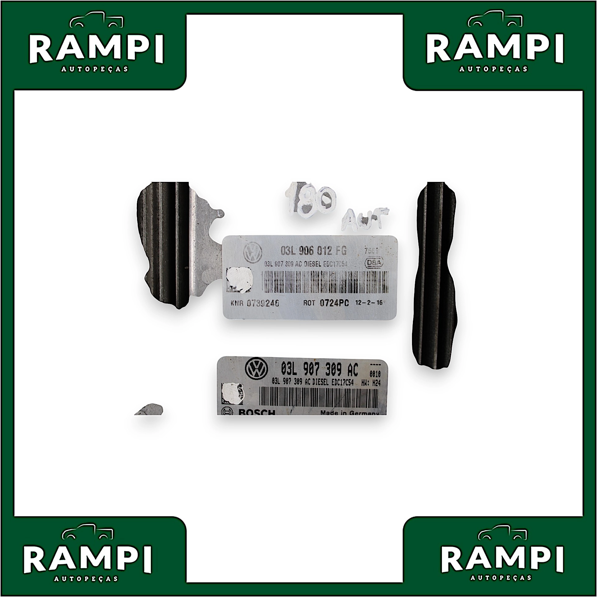 Kit Injeção Volkswagen Amarok 2016 180cv Aut. 03l906012fg