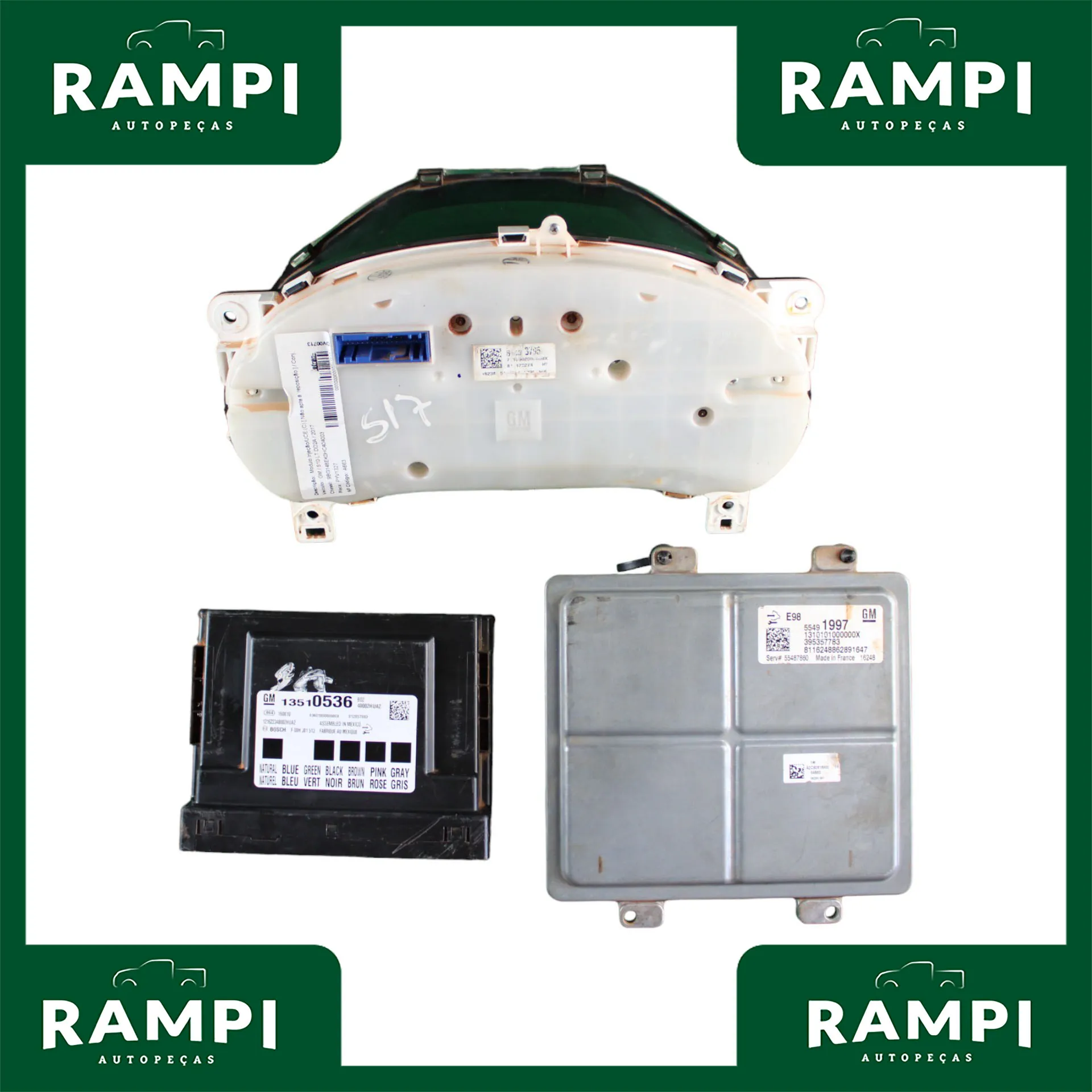 Kit De Injeção S10 2017 2.8 Diesel Sem Chave 55491997 13510536