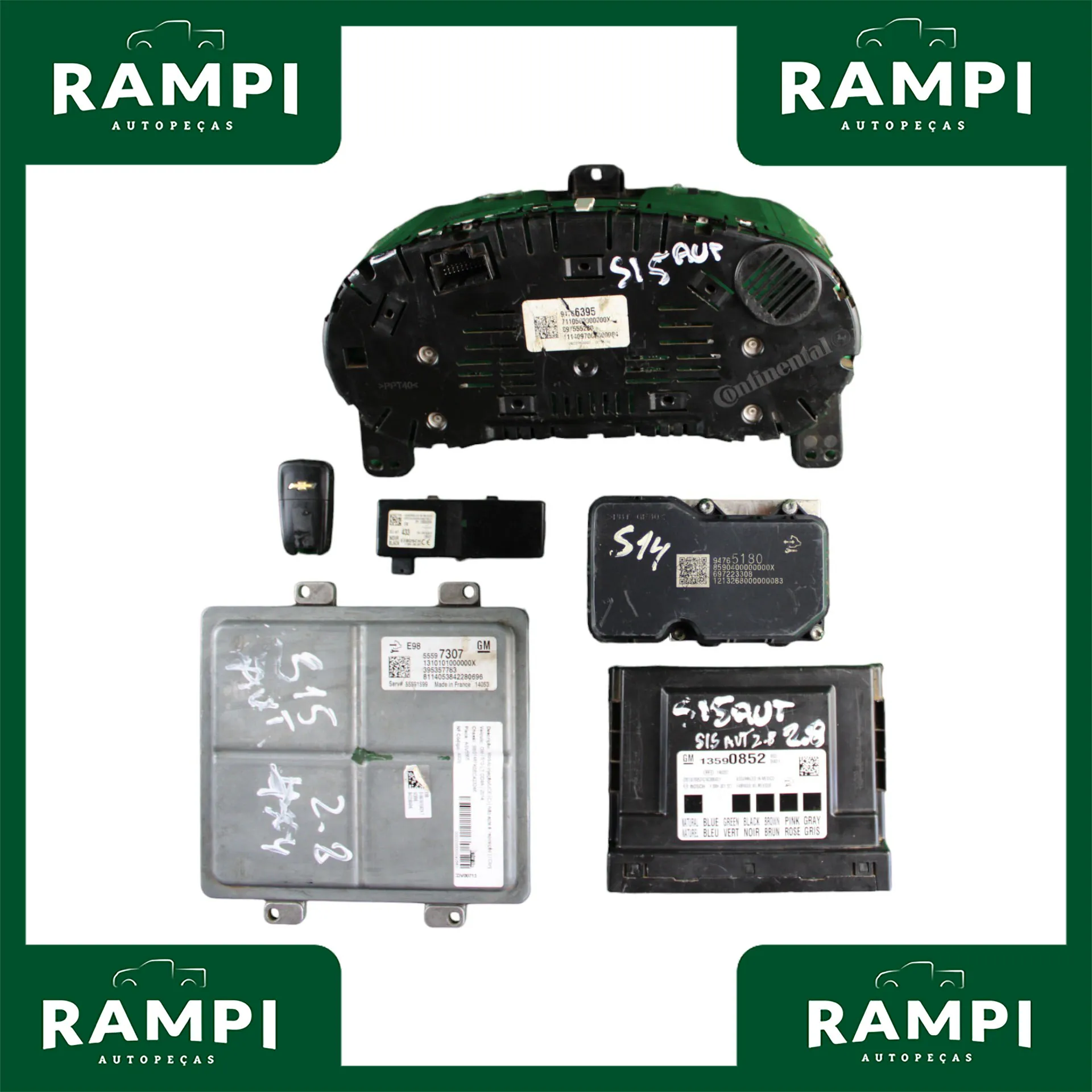 Kit De Injeção S10 2014 2.8 200cv Diesel Aut. 555973307 13590852