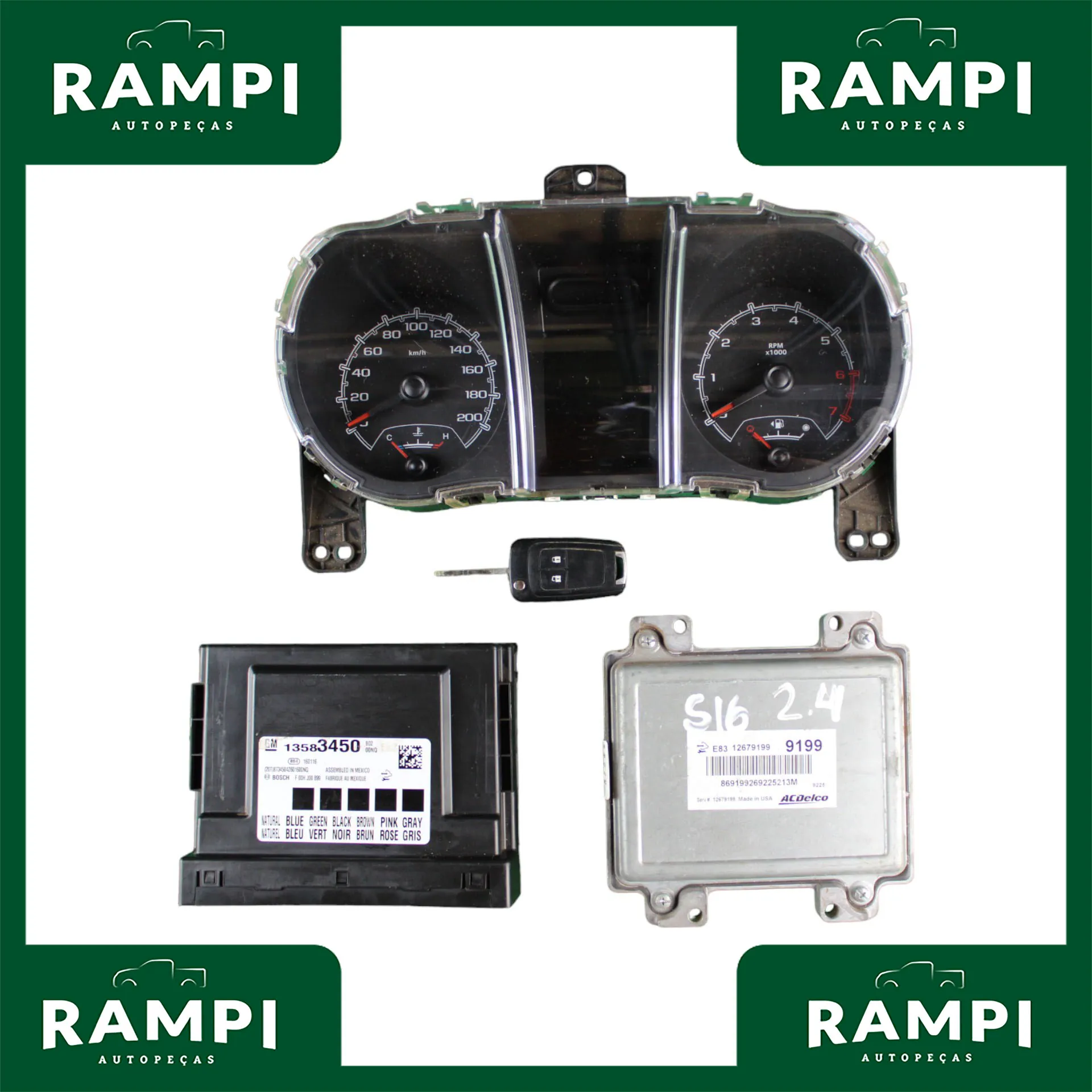 Kit De Injeção S10 2014 2.4 Flex 12679199 13583450