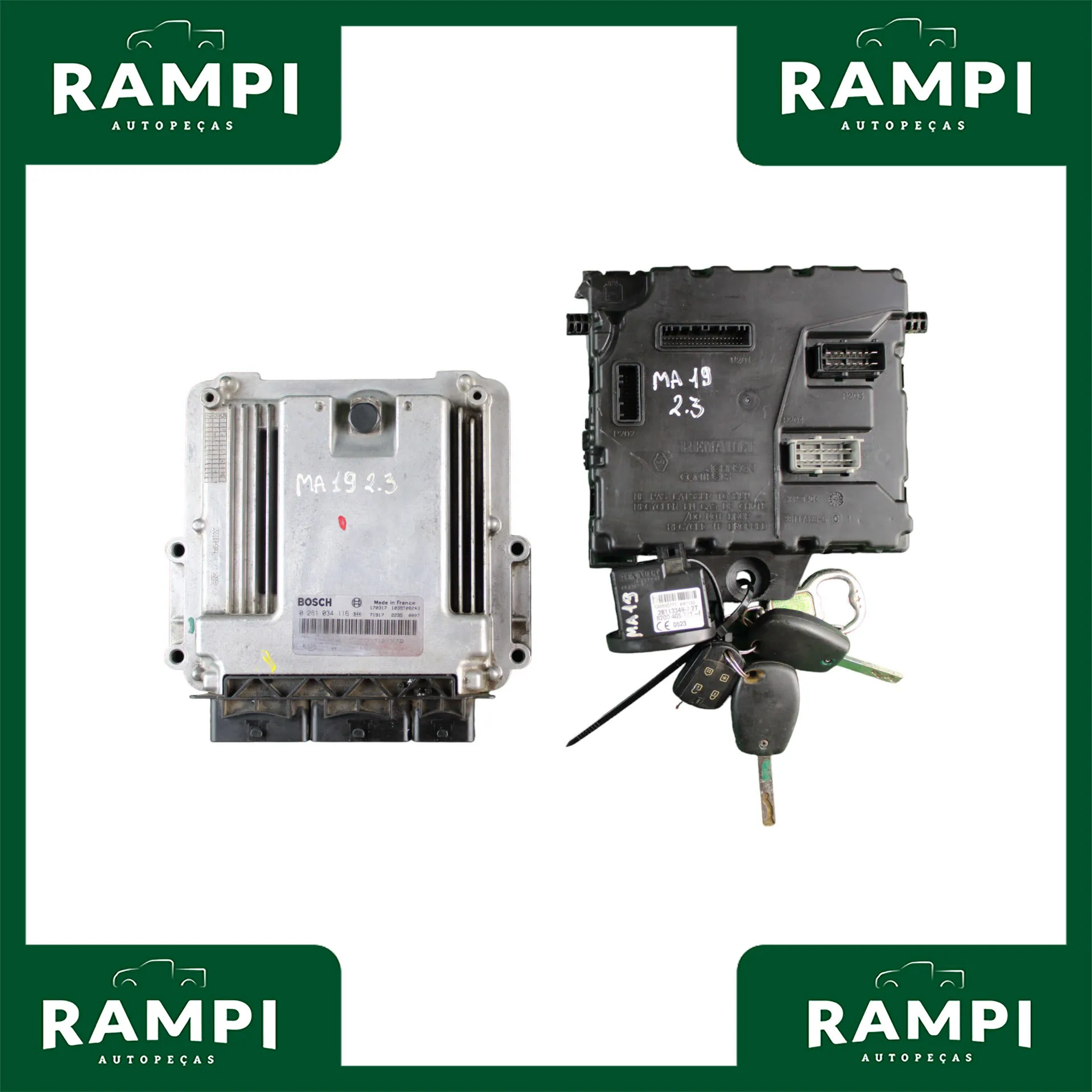 Kit De Injeção Master 2019 2.3 Diesel 0281034116