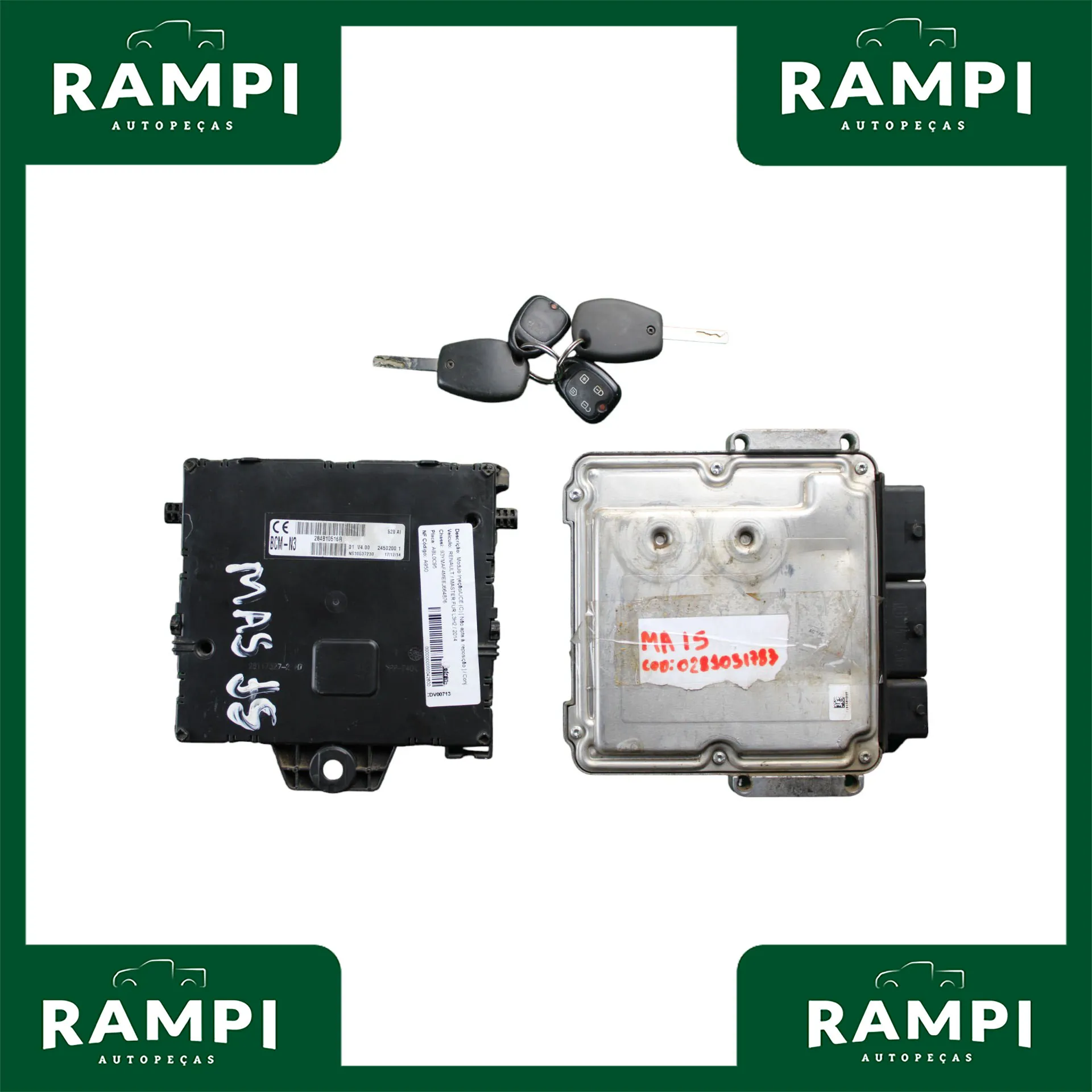 Kit De Injeção Master 2015 2.3 Diesel 0281031783