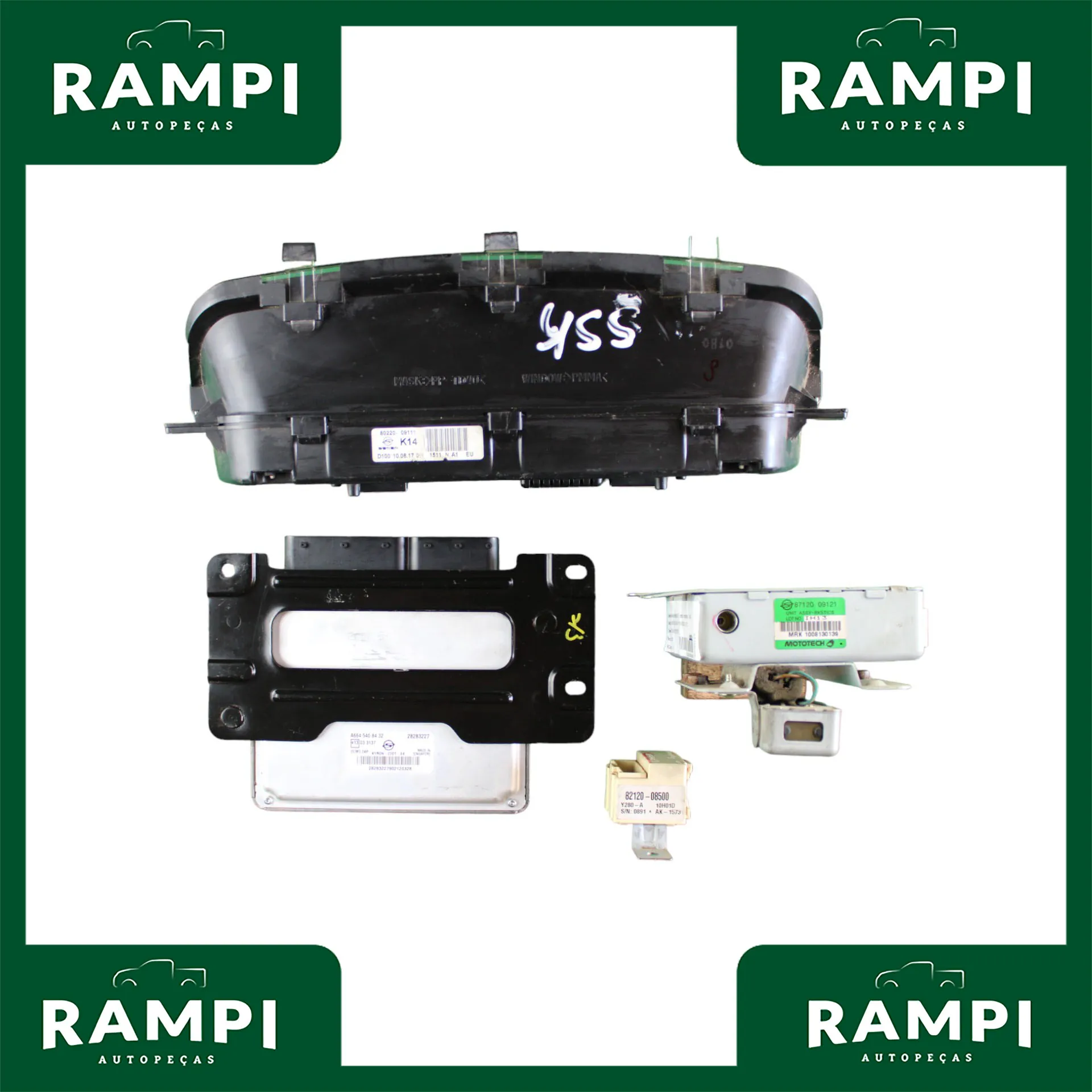 Kit De Injeção Kyron 2.0 Diesel Aut. 4x4 A6645408432 28283227