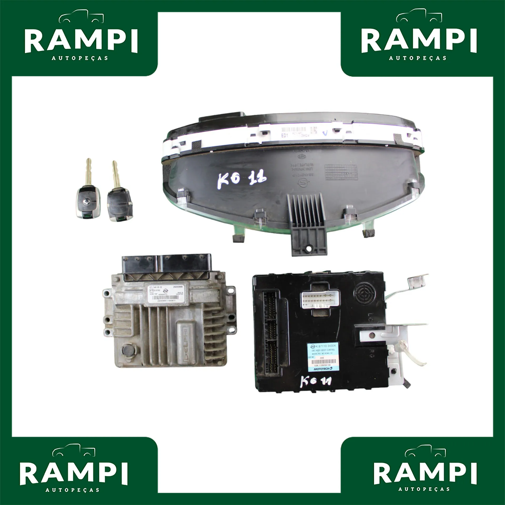 Kit De Injeção Korando 2011 2.0 Diesel 28283968 6715400032
