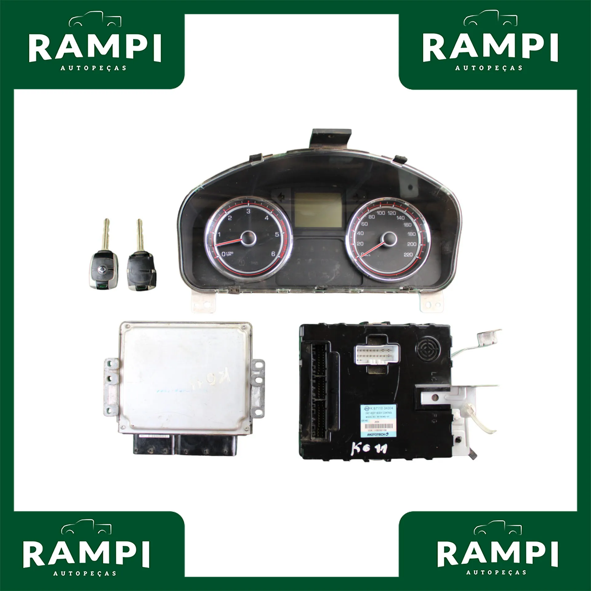 Kit De Injeção Korando 2011 2.0 Diesel 28283968 6715400032
