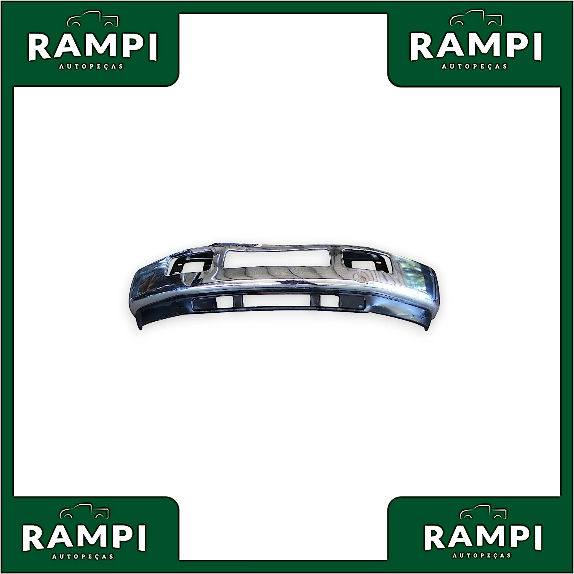 Parachoque Dianteiro Ford F250 Cromado (Com Detalhes)