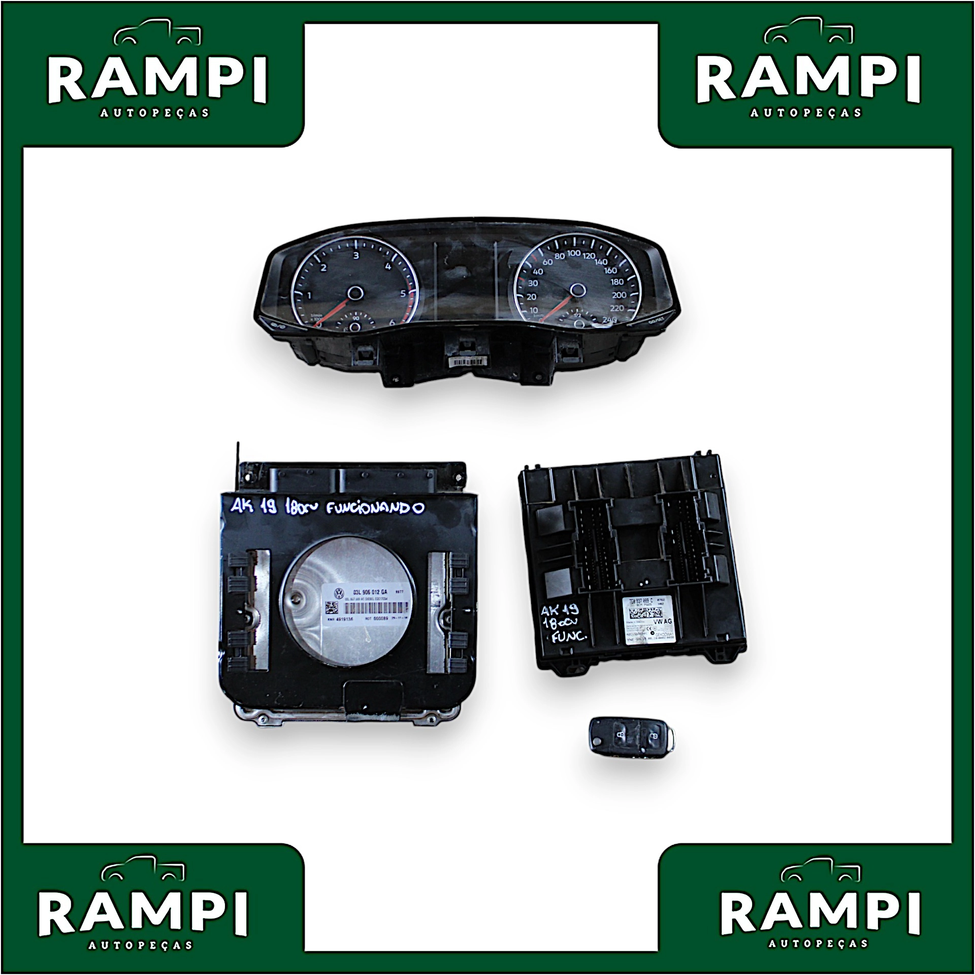 Kit Injeção Volkswagen Amarok 2019 180cv 03l906012ga