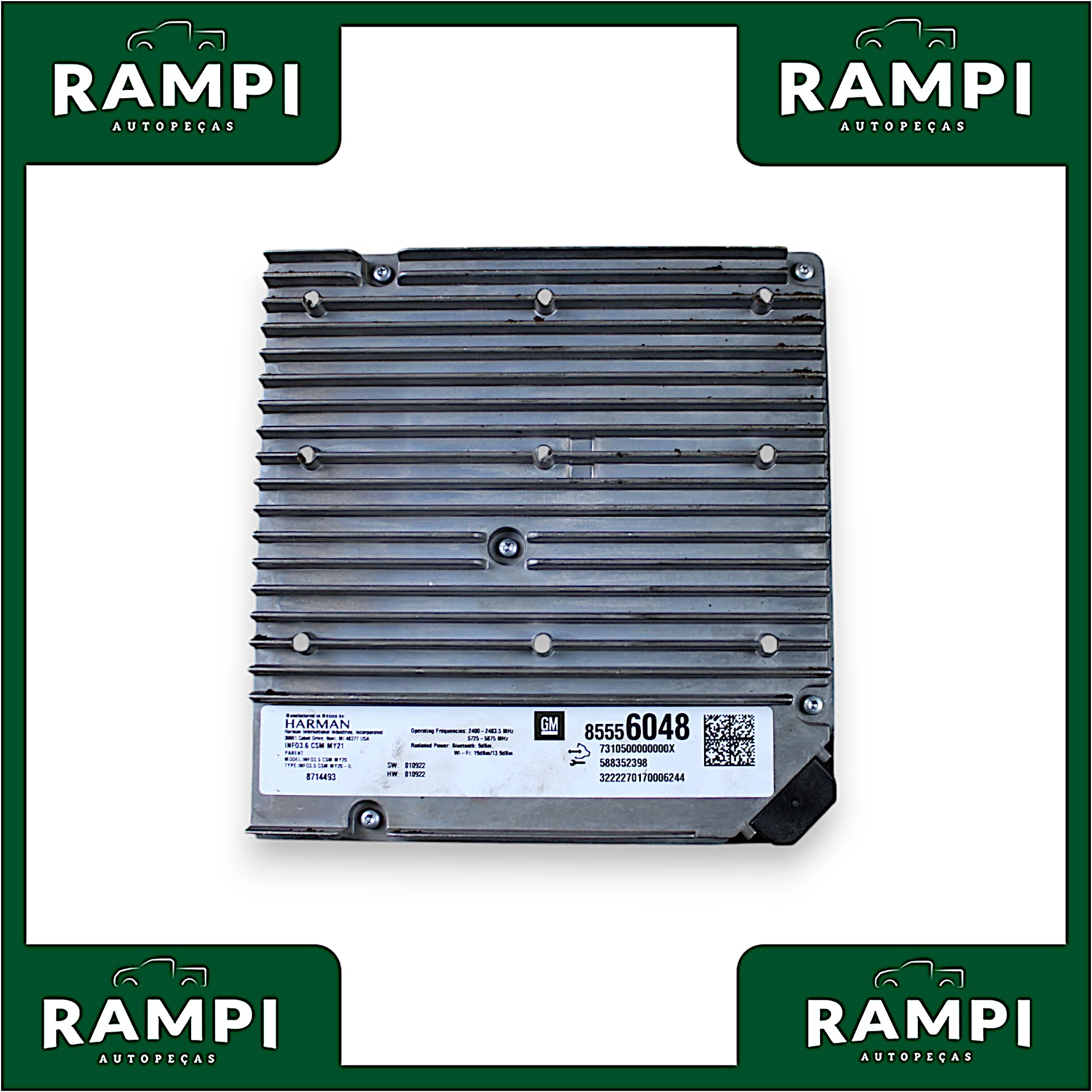 Módulo Amplificador Som GM S10 2022 85556048