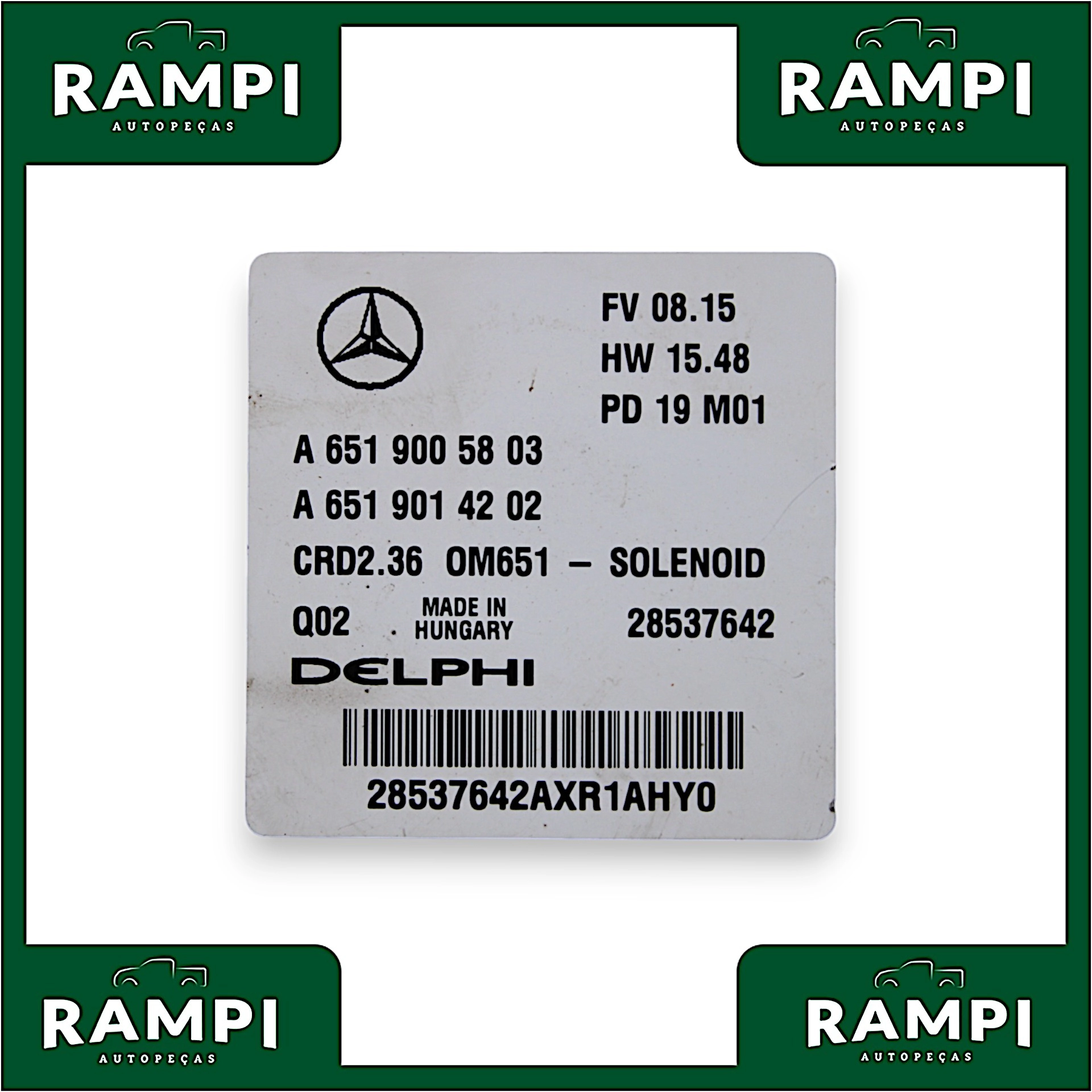 Kit Injecão Mercedes Benz Sprinter 2.2 2020 a6519005803 