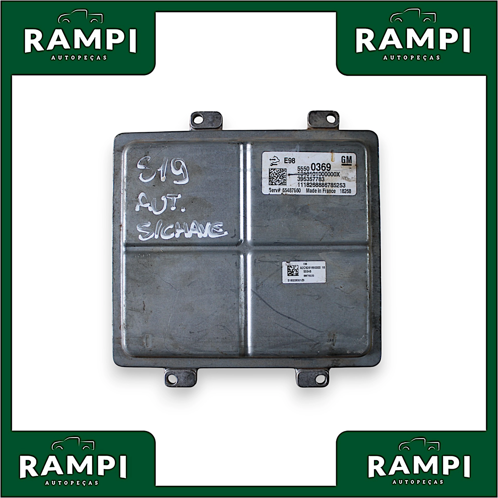 Kit Injeção GM S10 2019 Aut. 13526399 13503204 55500369