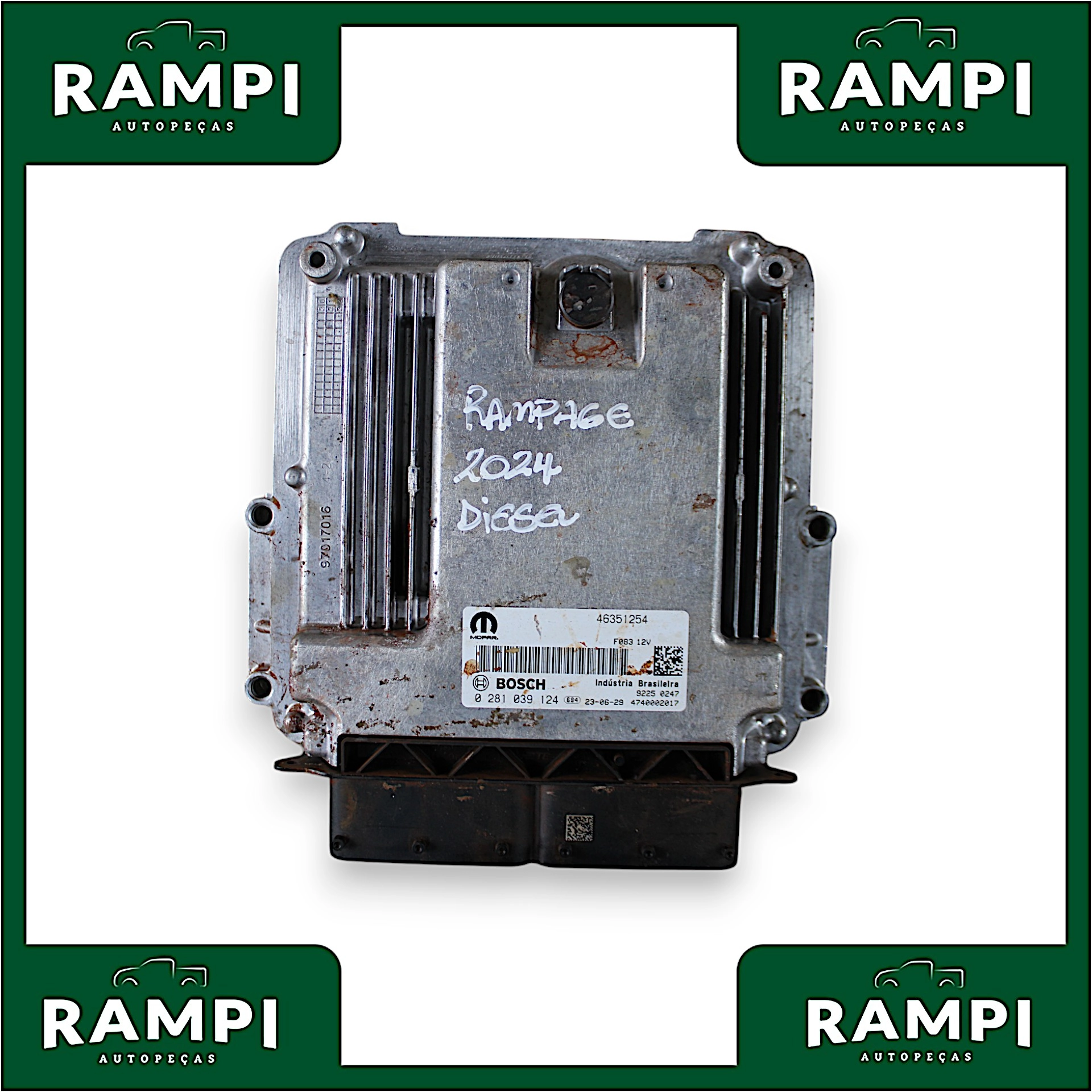 Kit Injeção Ram Rampage 2023 Diesel 0281039124 a014d983 