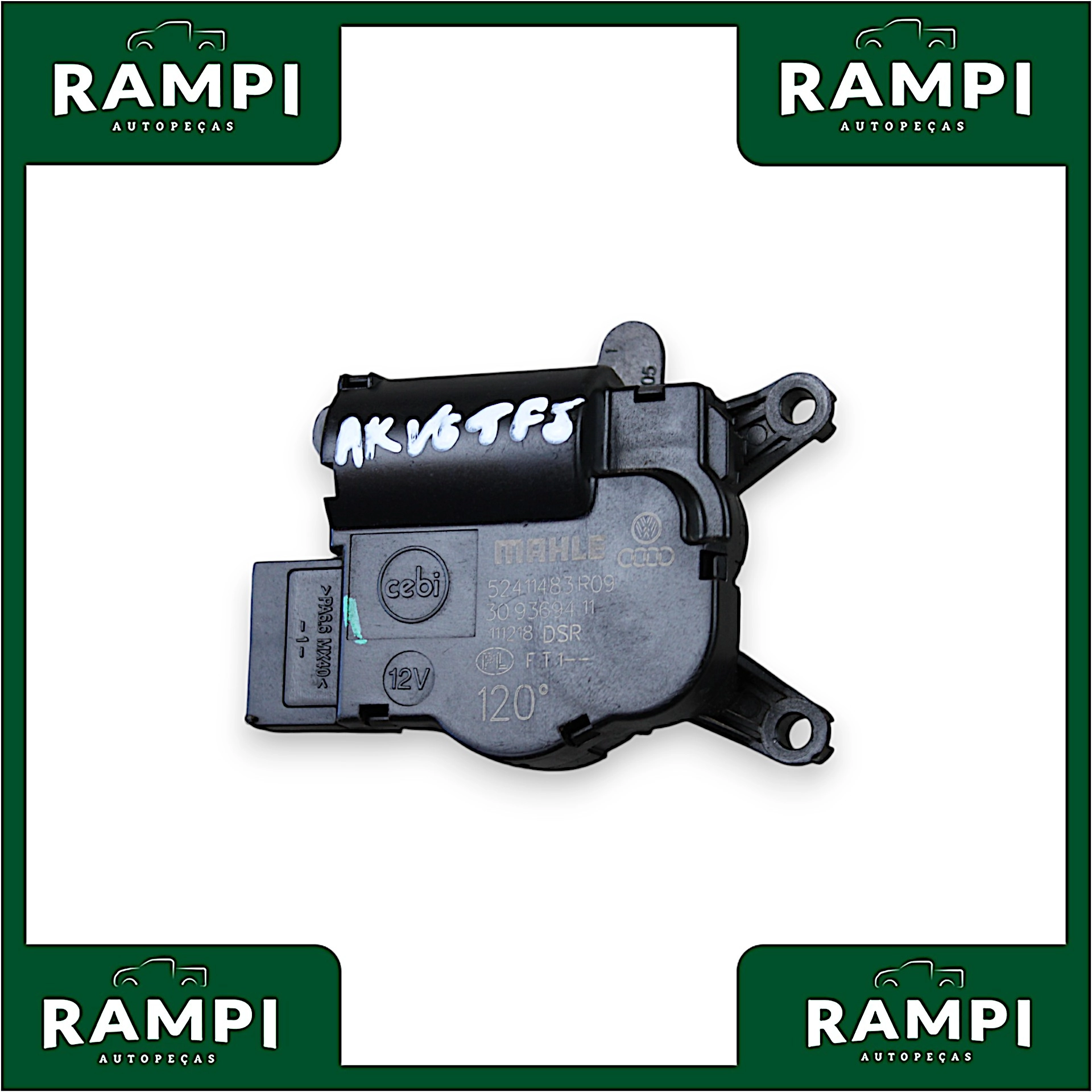 Motor Atuador Caixa Ar Vw Amarok 2019 v6 52411483r09