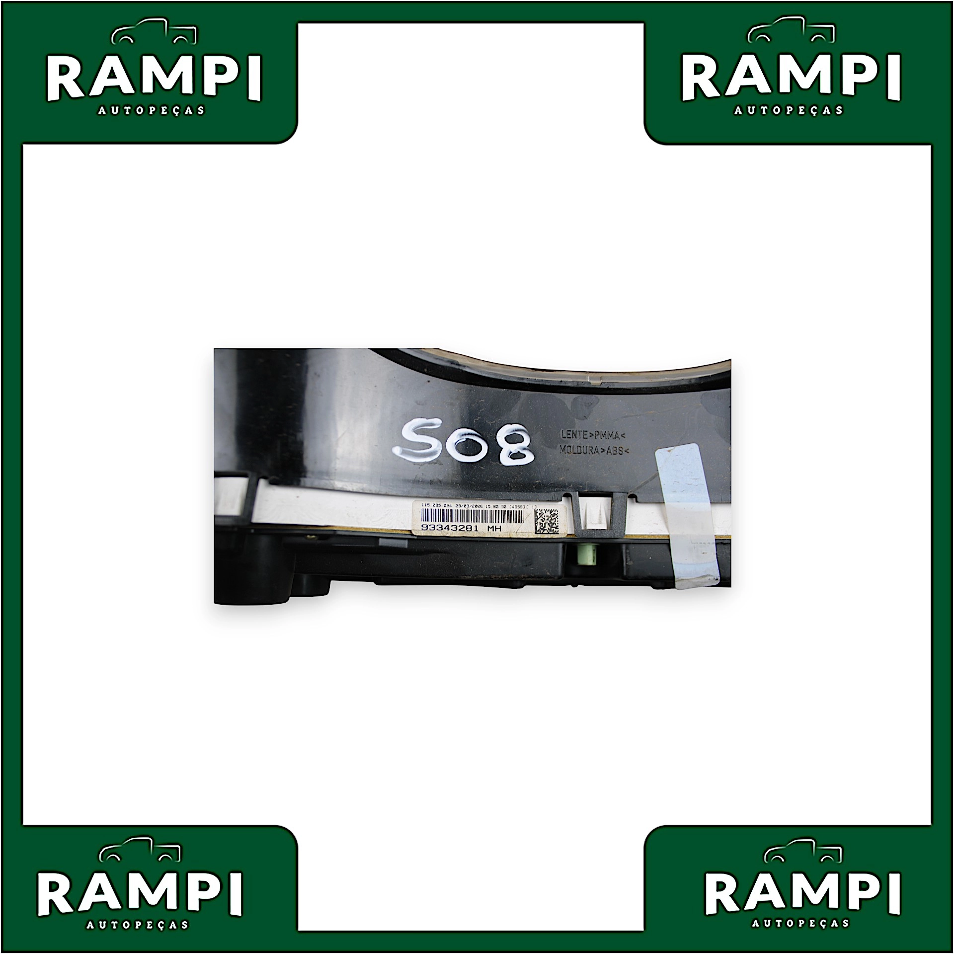 Painel Instrumento GM S10 2008 93343281