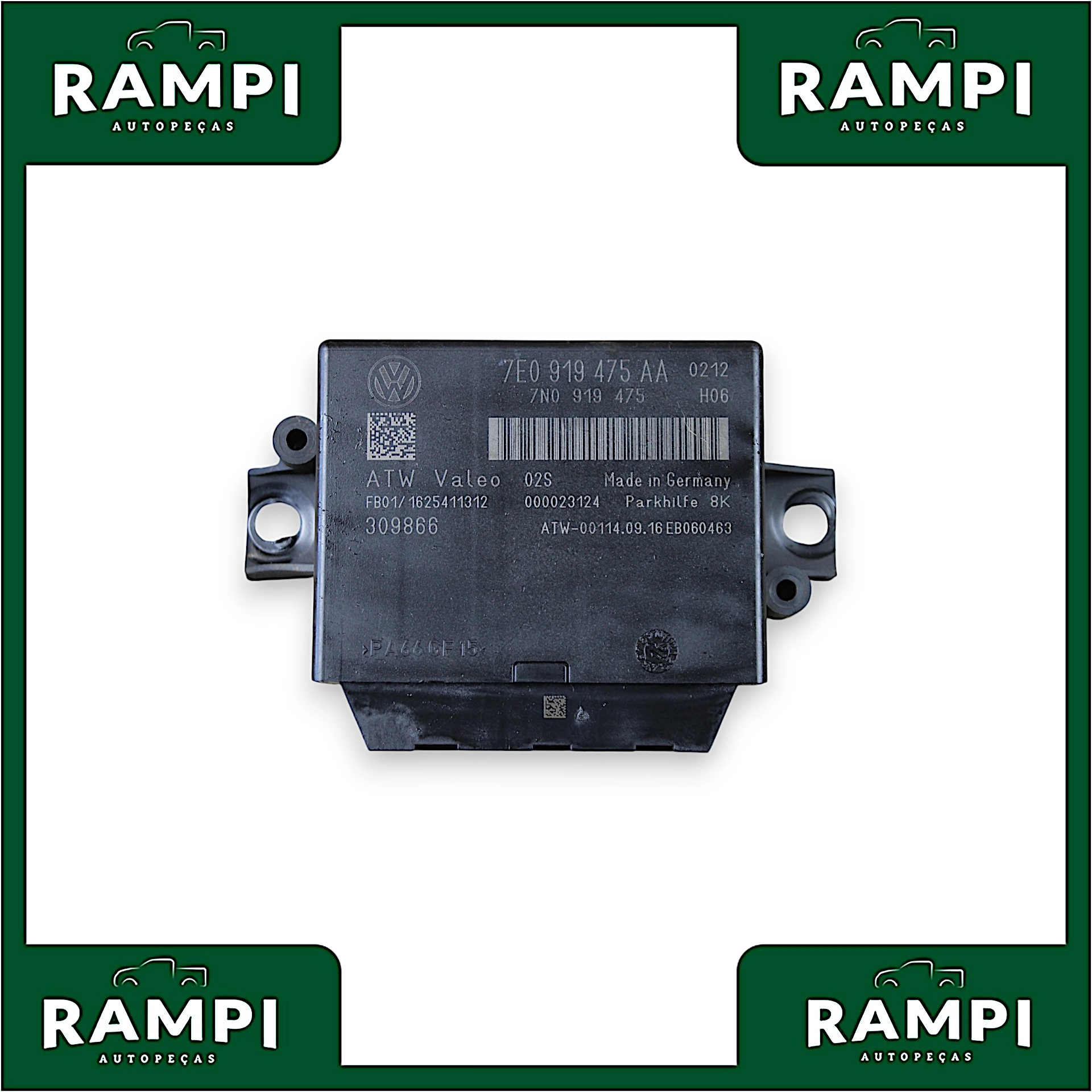 Módulo Sensor Estacionamento Volkswagen Amarok 2017 Aut. 4x4 7e0919475aa