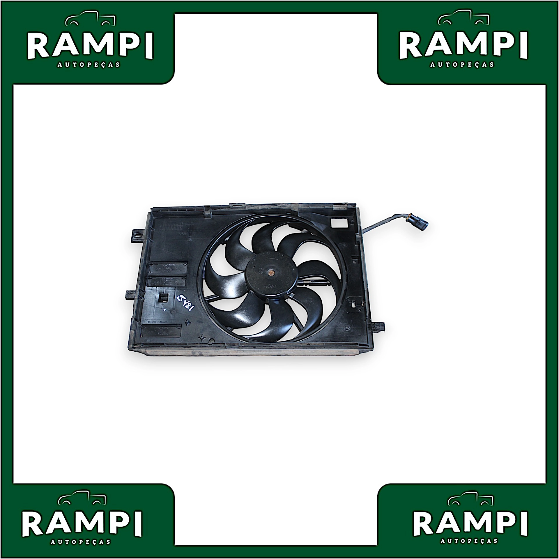 Eletroventilador Ventoinha do Radiador Citroen Jumpy 2021