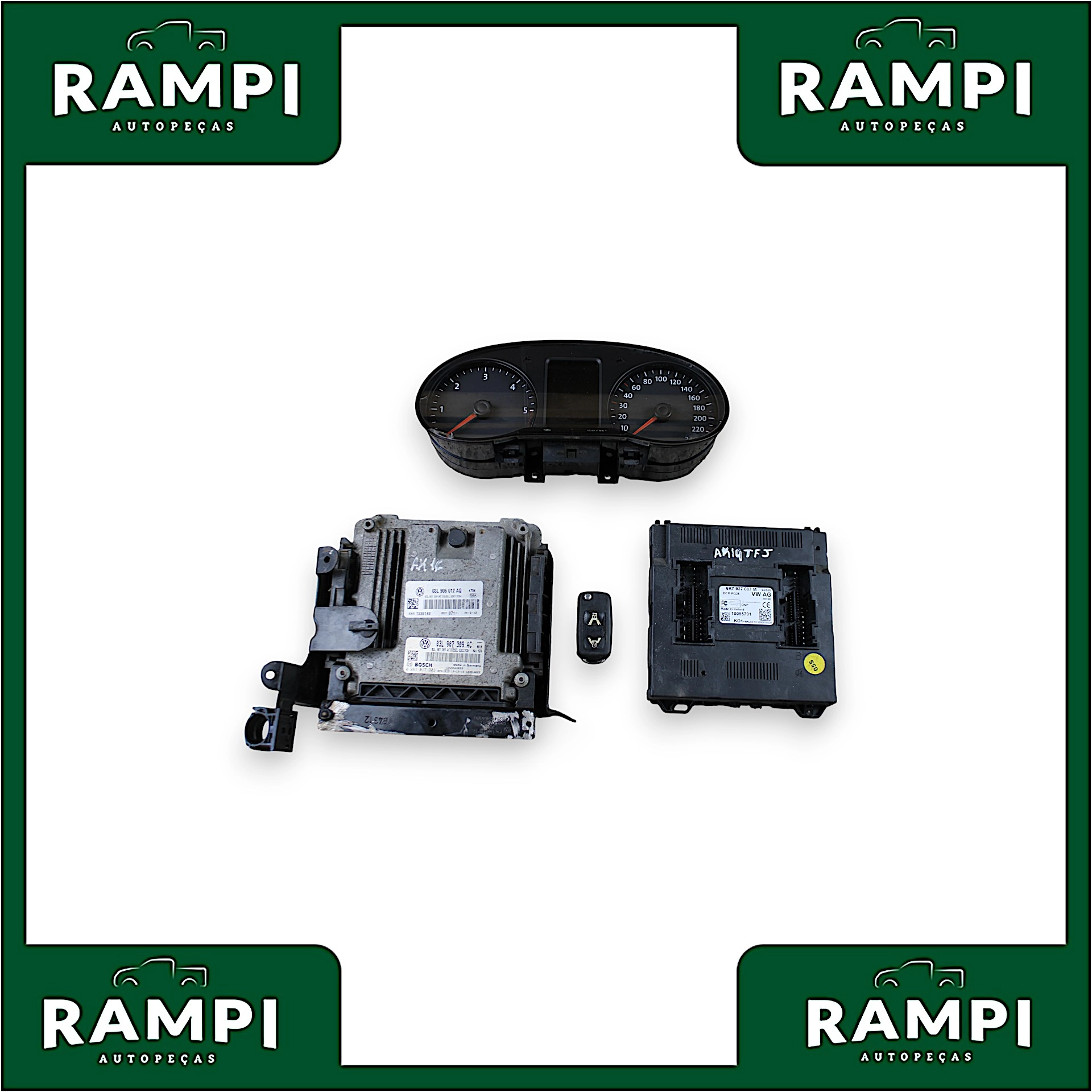 Kit Injeção (Com Chave) Volkswagen Amarok 62014 2.0 180cv R7937087M 03L906012AQ 03L907309AC