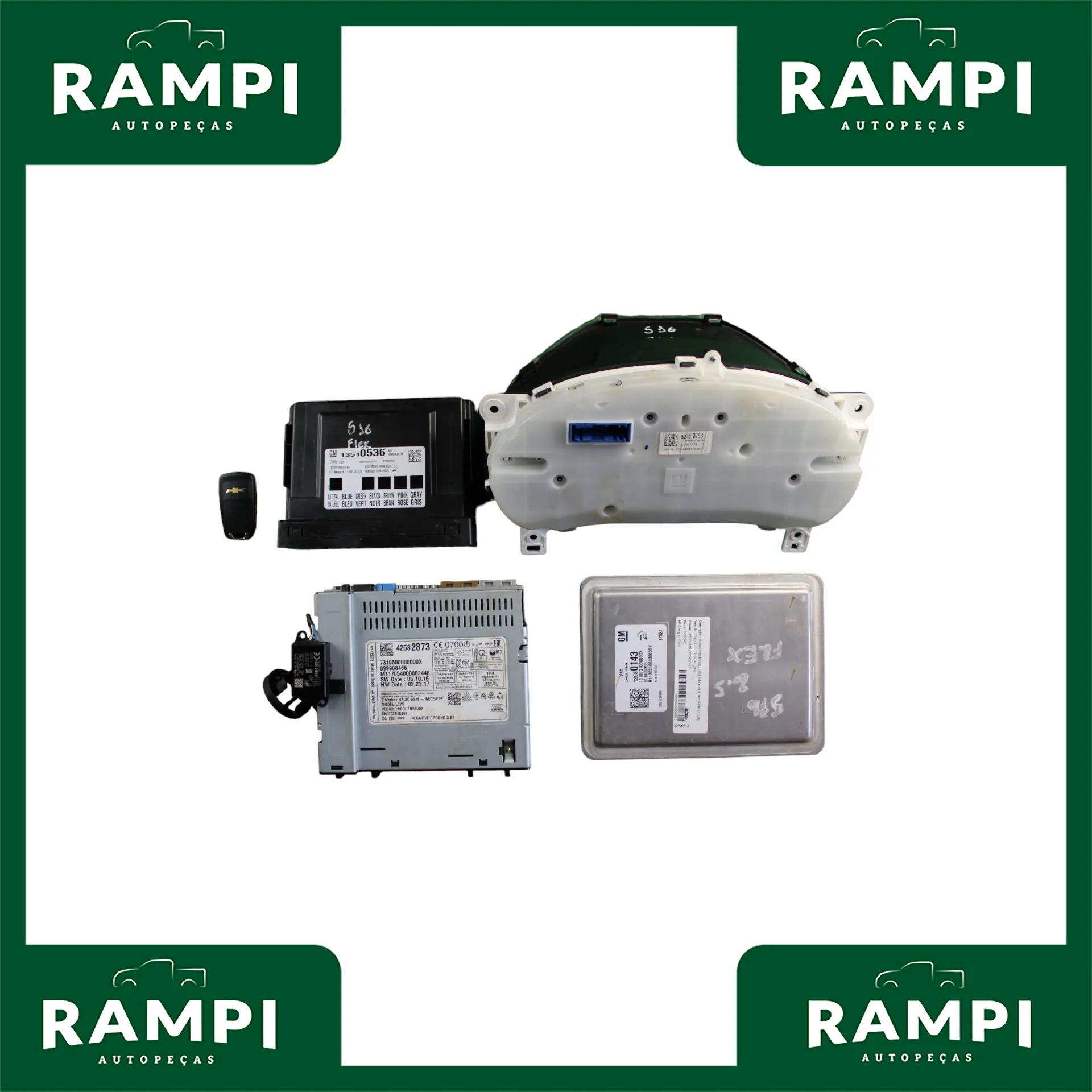 Kit De Injeção S10 2015/2016 2.5 Flex 12680143 13510536