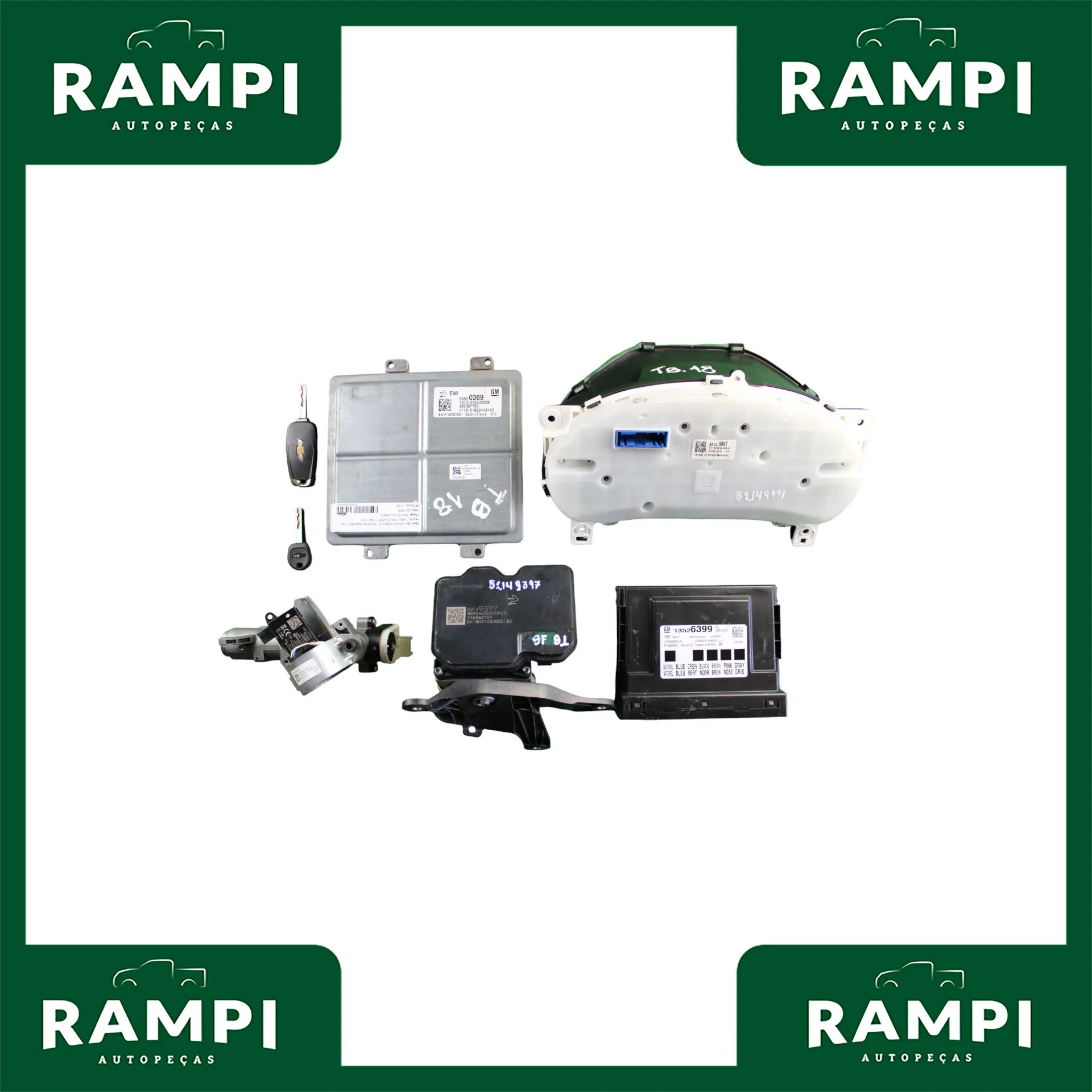 Kit De Injeção Trailblazer 2018 2.8 Diesel 200cv 55500369 13526399
