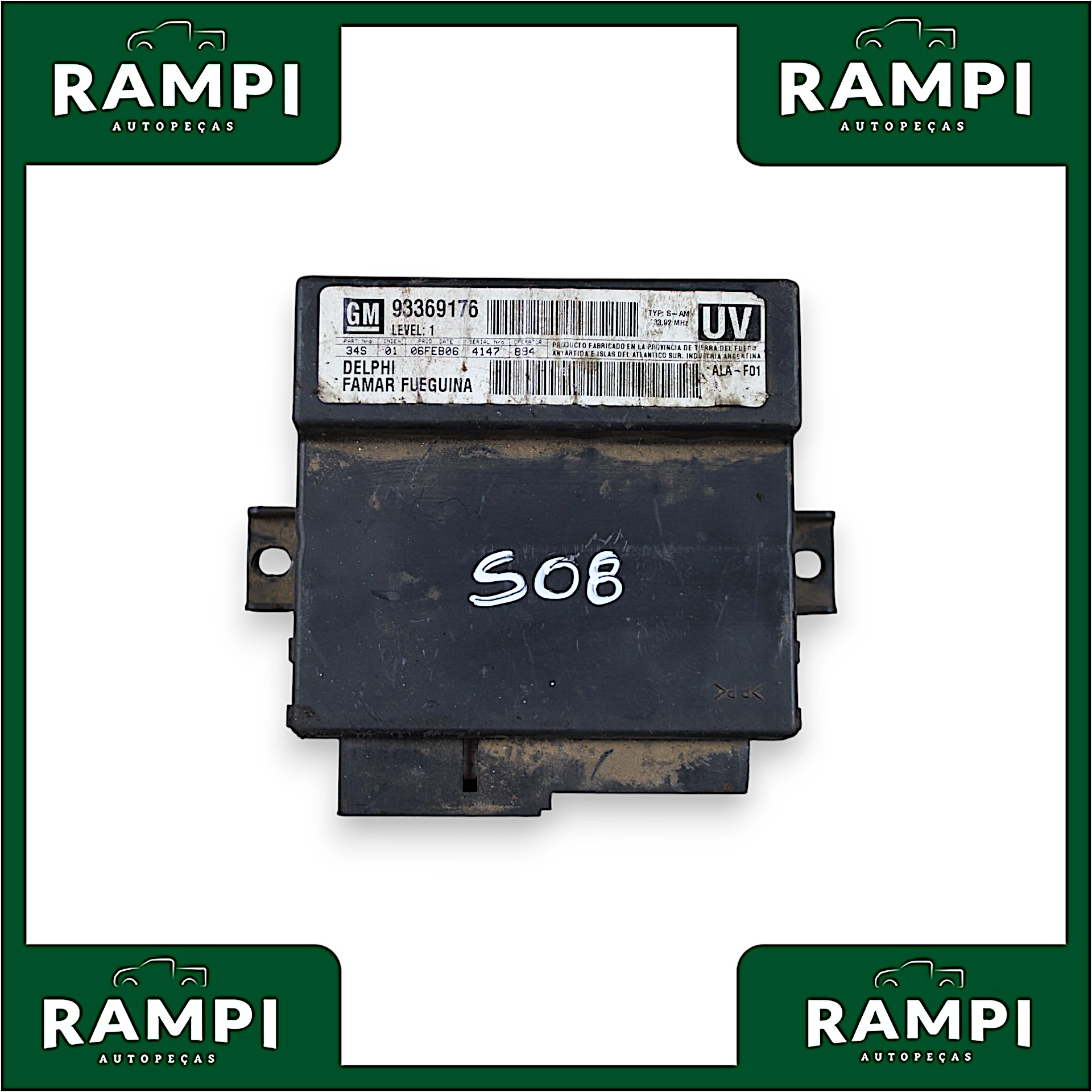 Módulo Central Alarme GM S10 2008 93369176c