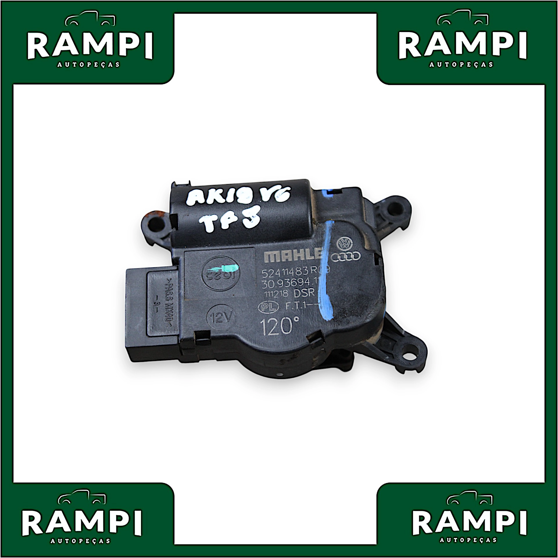 Motor Atuador Caixa Ar Vw Amarok 2019 V6 52411483r09