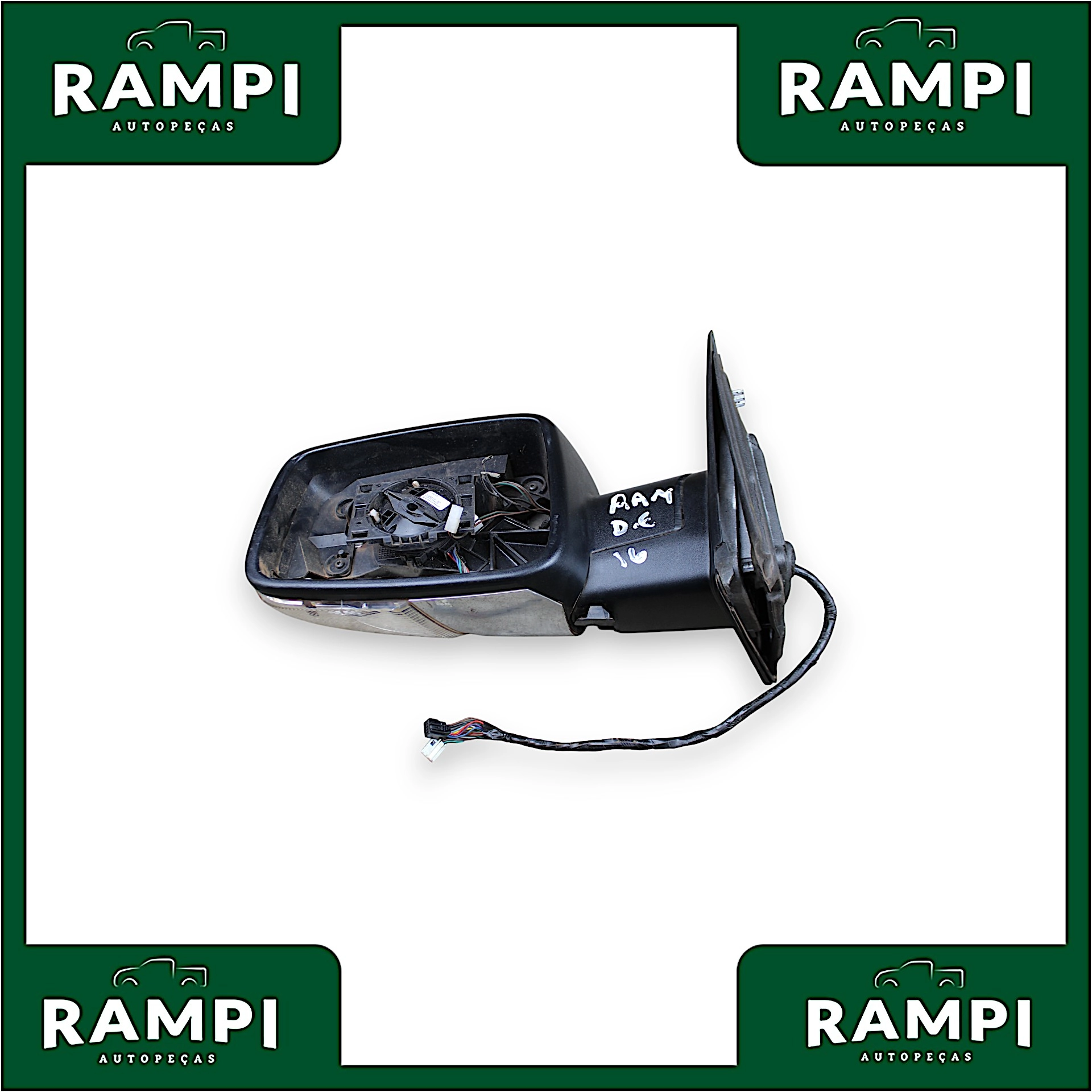 Espelho Retrovisor Externo Esquerdo Dodge RAM 2016