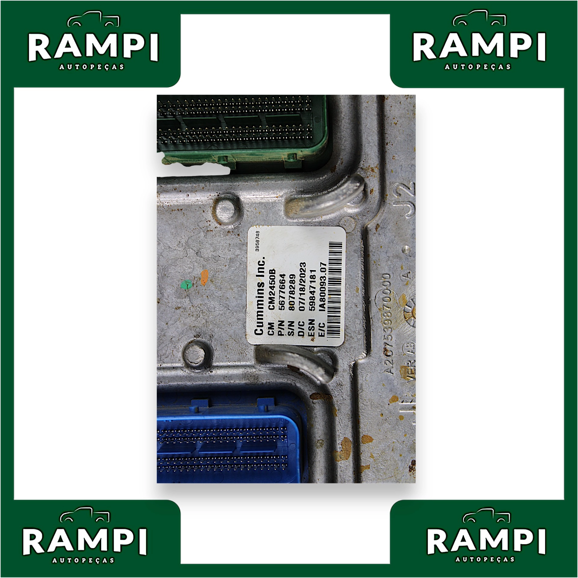 Módulo  injeção Controle Motor ECU ECM Dodge RAM 2024 6.7 5677664