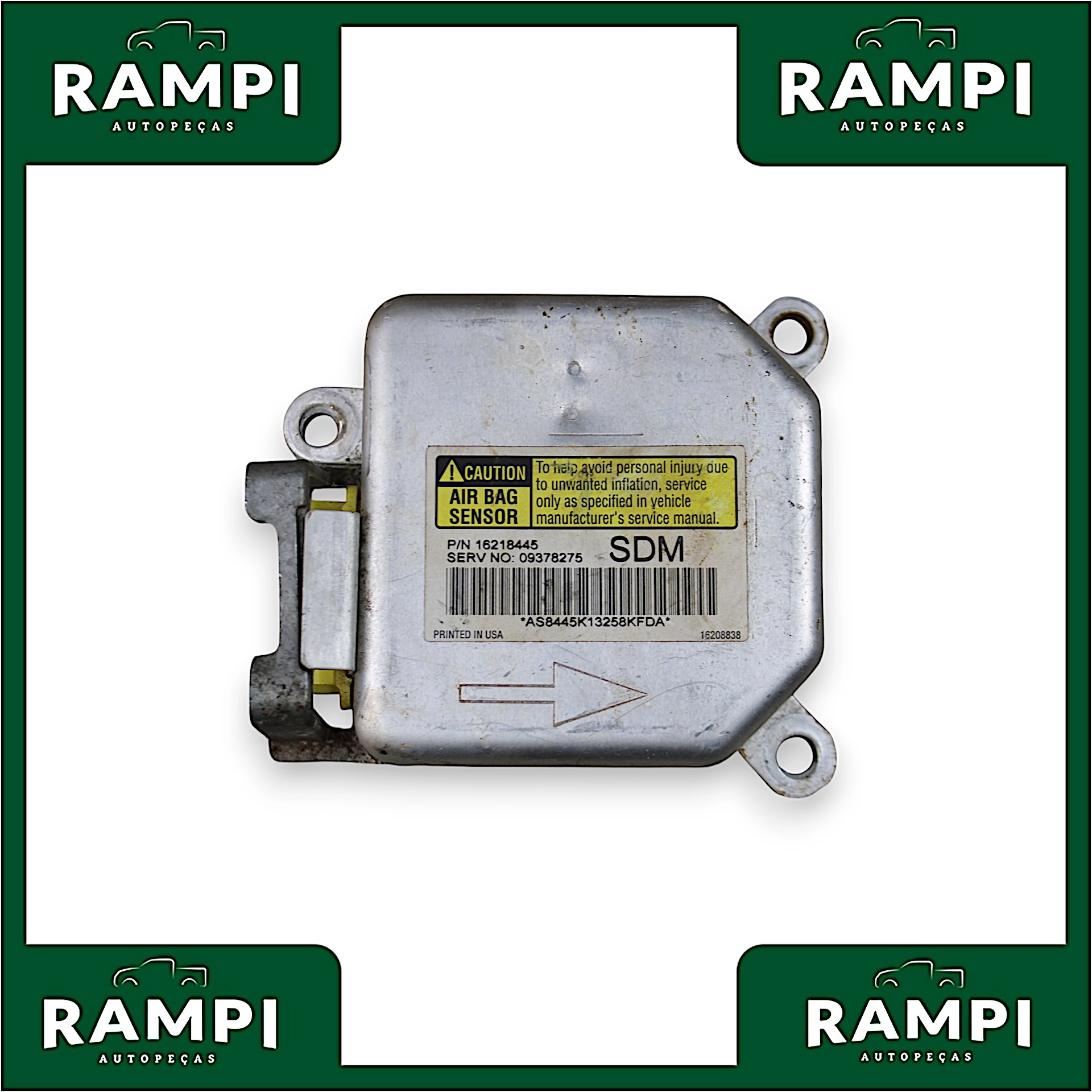 Módulo Airbag GM S10 2004 16218445