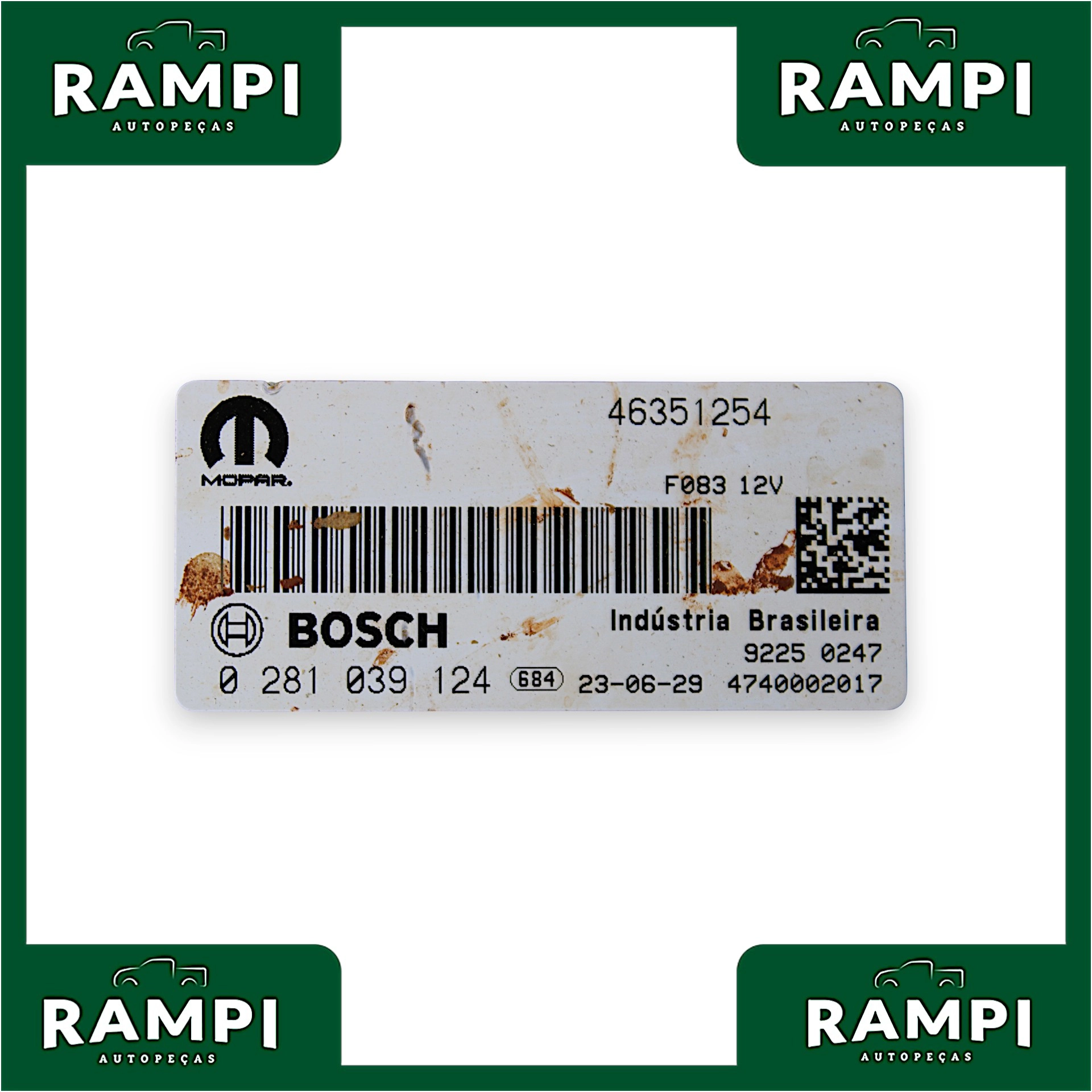 Kit Injeção RAM Rampage 2024 2.0 170cv Diesel 46351254 50344670000 52227208 A022V175