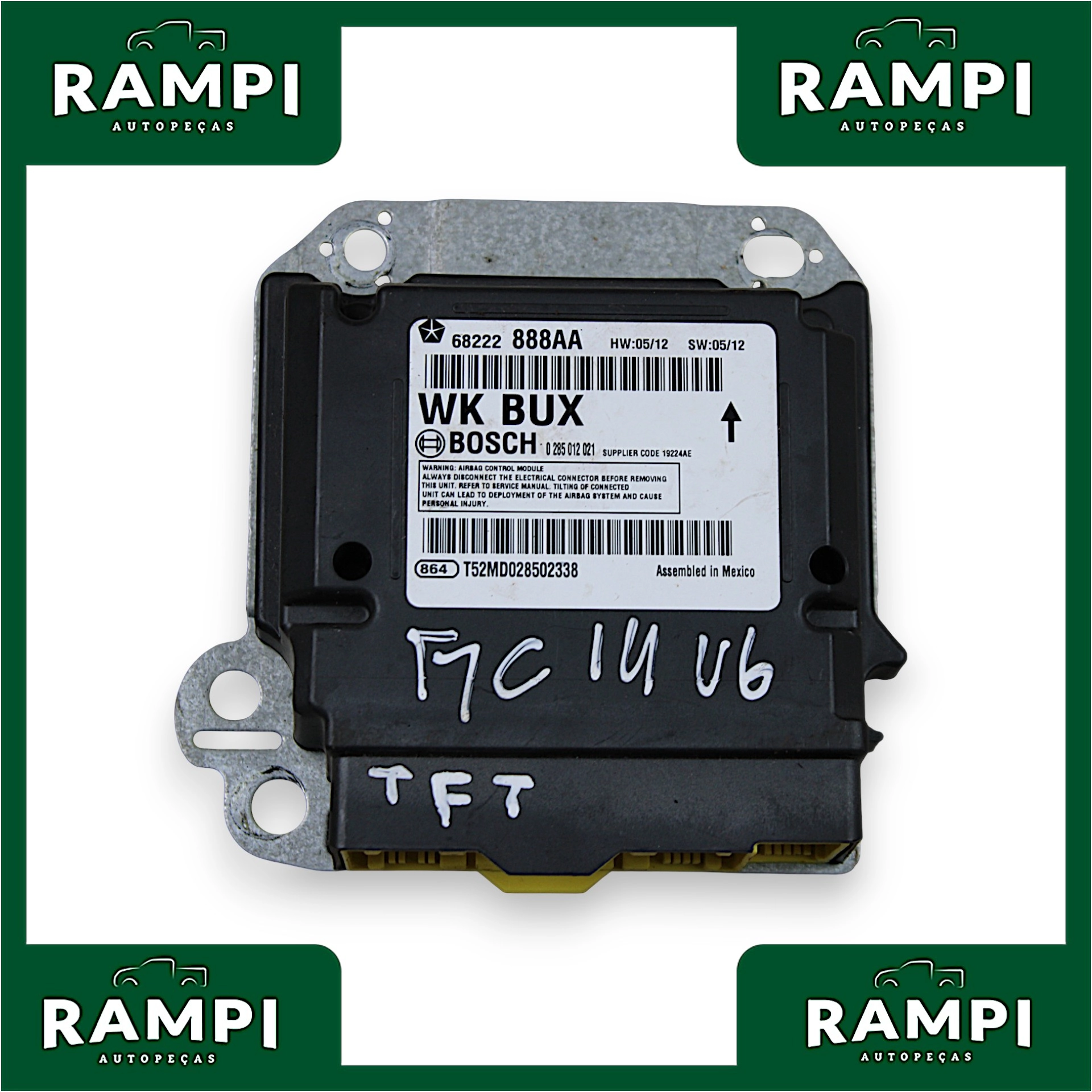 Módulo Central Jeep Grand Cherokee 2014 3.6 v6 68222888aa