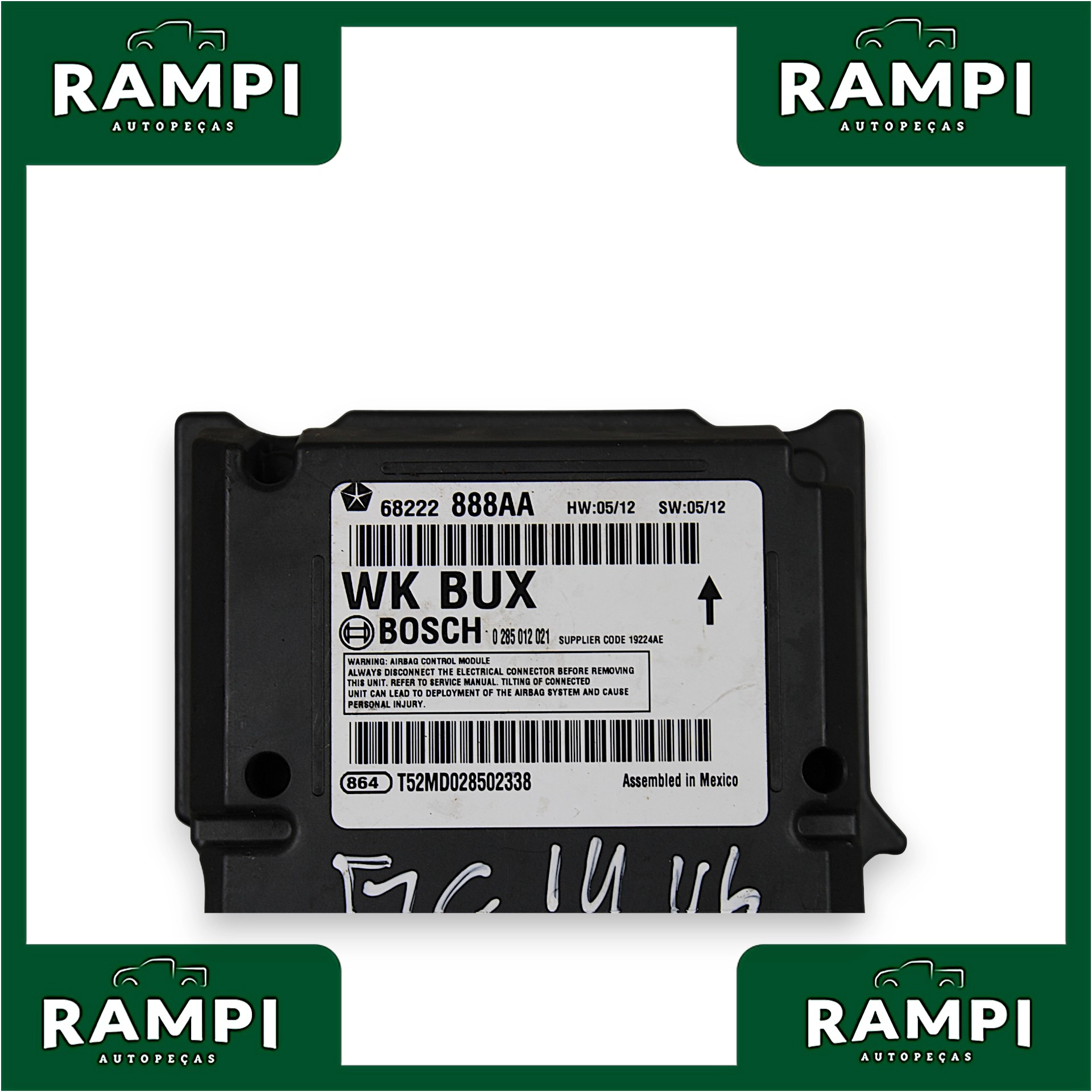 Módulo Central Jeep Grand Cherokee 2014 3.6 v6 68222888aa