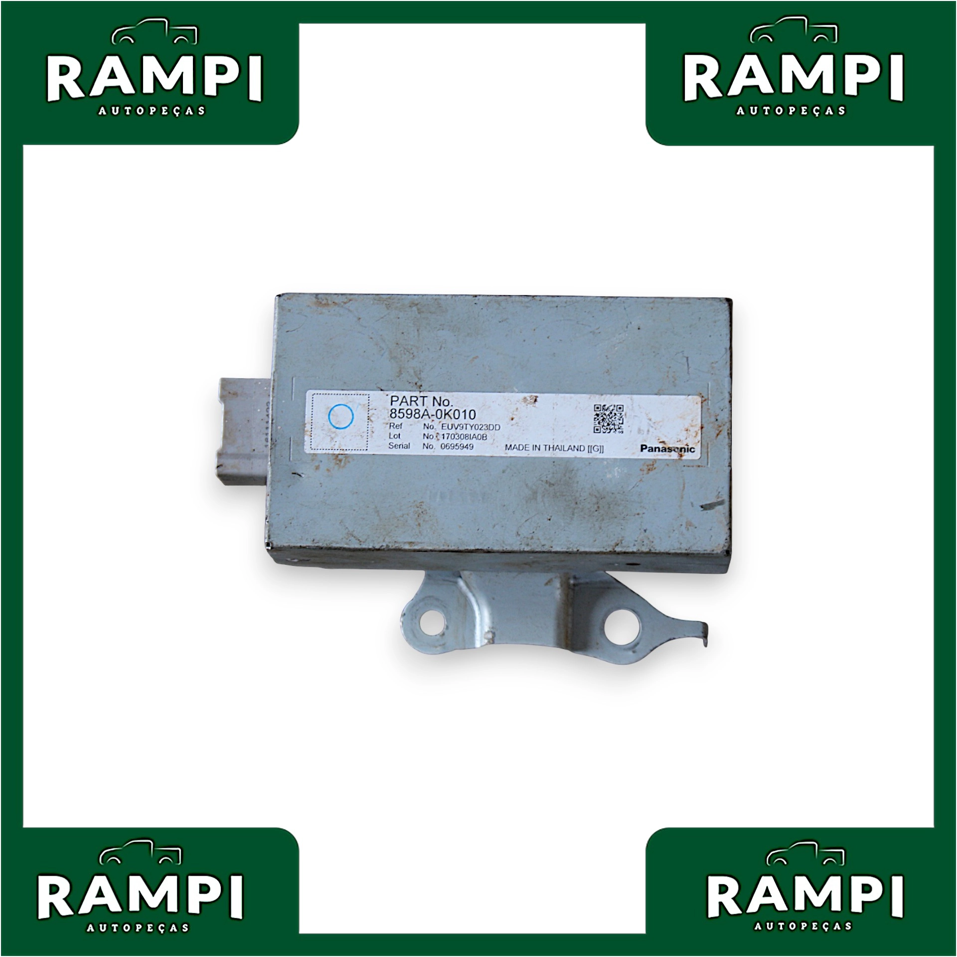 Módulo Central Alarme Toyota HILUX Sw4 2017 2.8 8598A0K010 