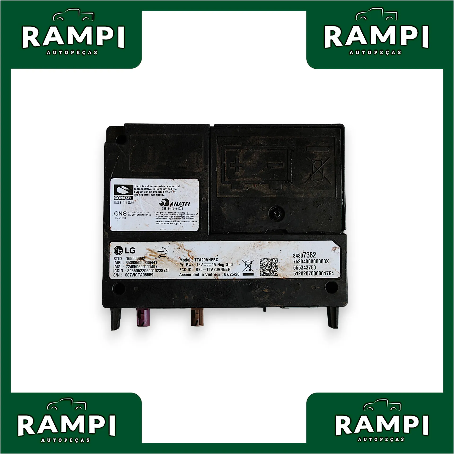 Módulo Central Interface Multimida GM S10 2020 84807382