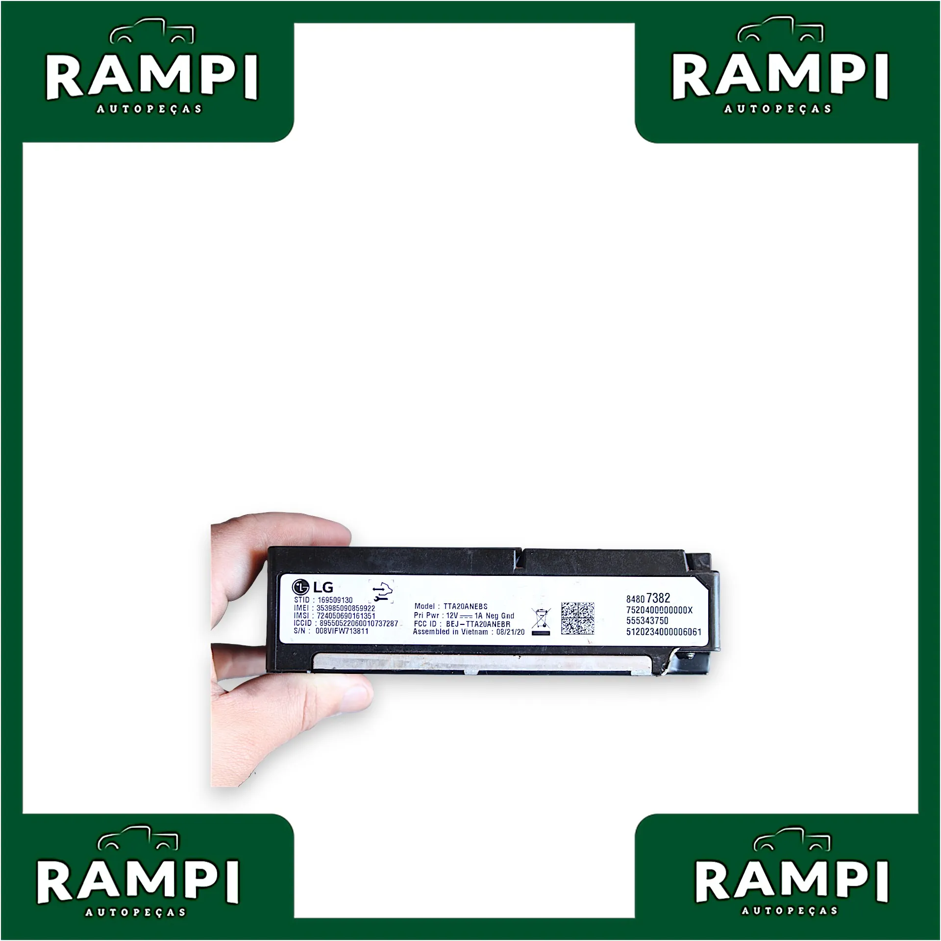 Módulo Central Interface Multimidia GM S10 2020 2.8 200cv 84807382