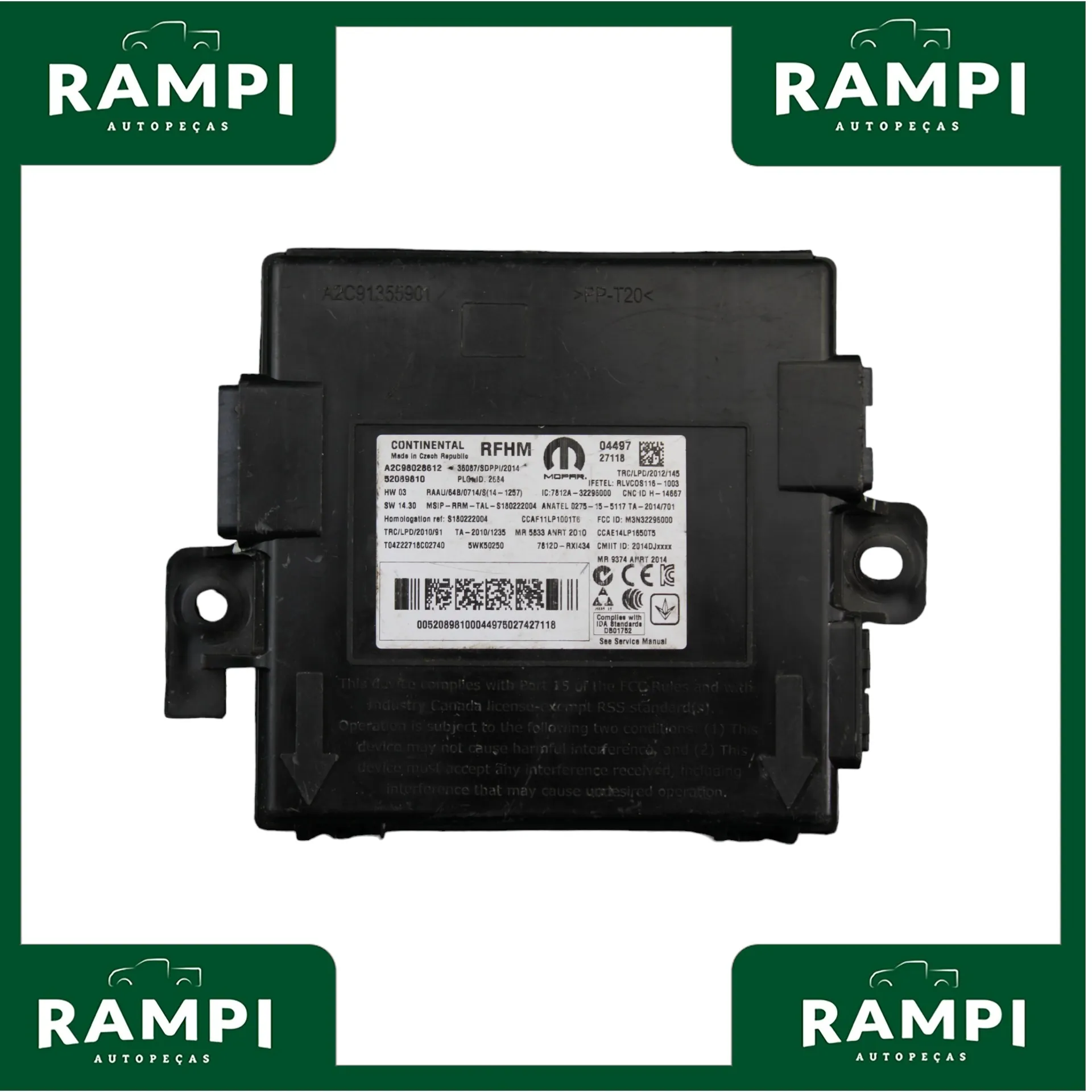 Módulo Central Conforto Renegade 2019 2.0 Diesel a2c98028612