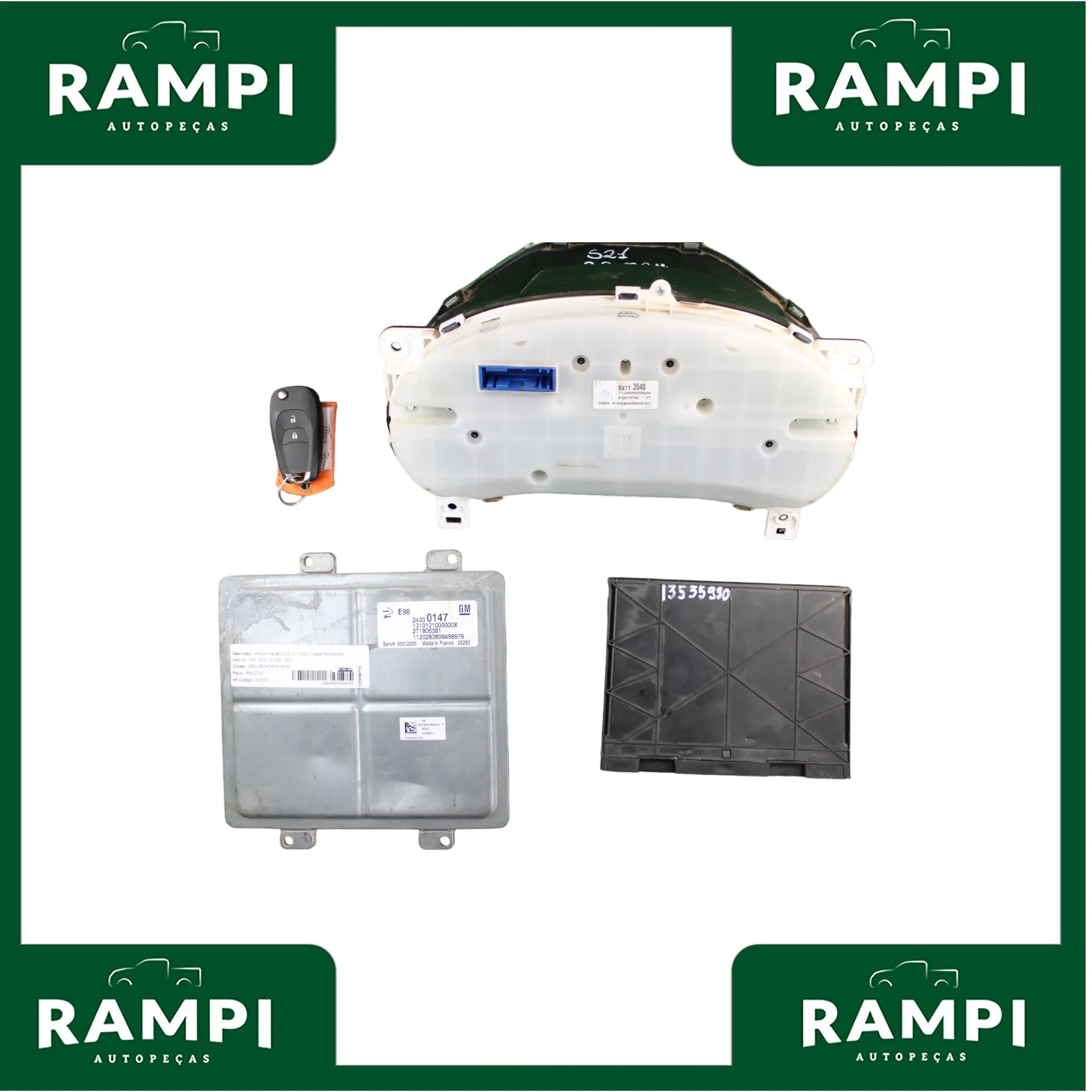 Kit De Injeção S10 2021 2.8 4x4 Diesel Manual 13535990 24000147