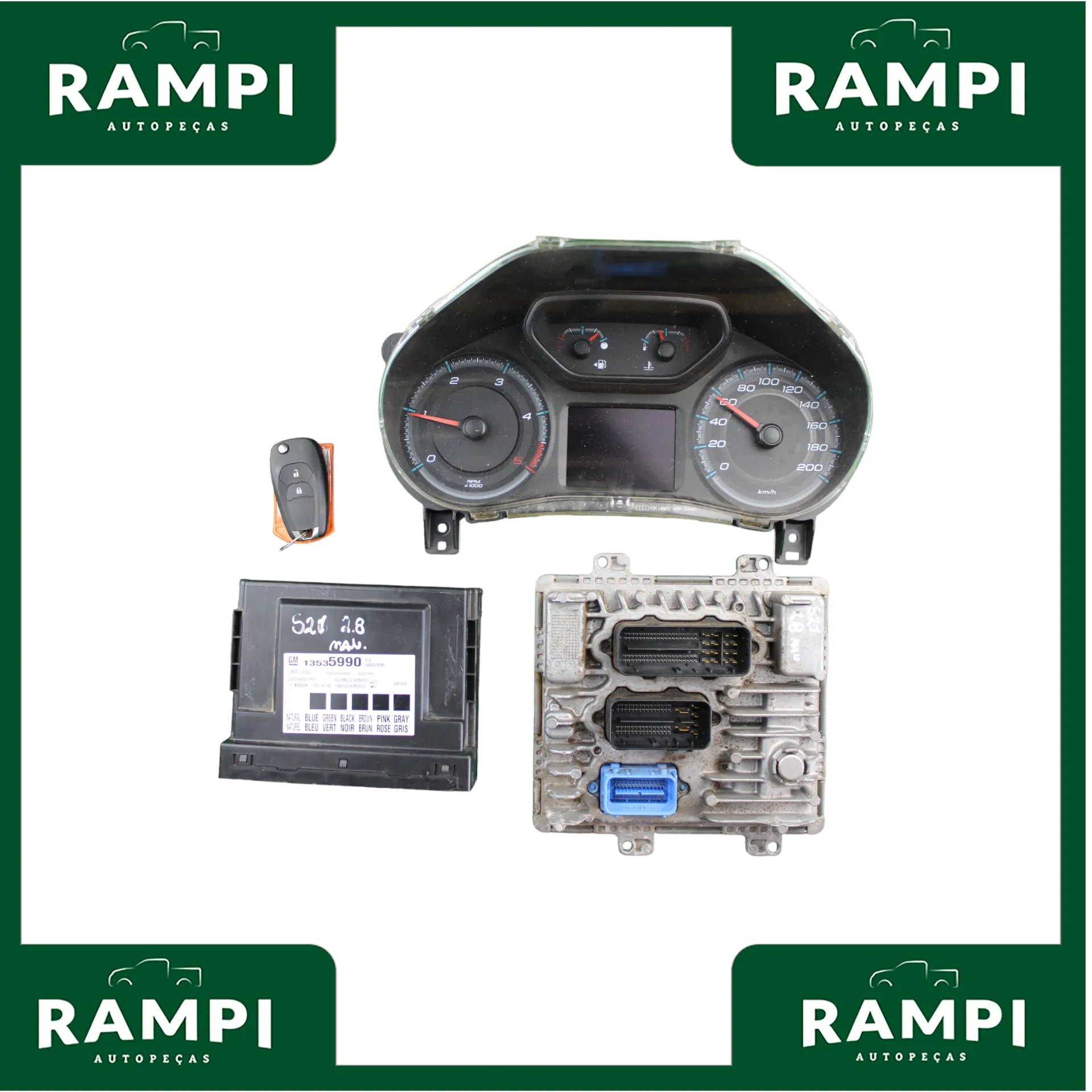 Kit De Injeção S10 2021 2.8 4x4 Diesel Manual 13535990 24000147
