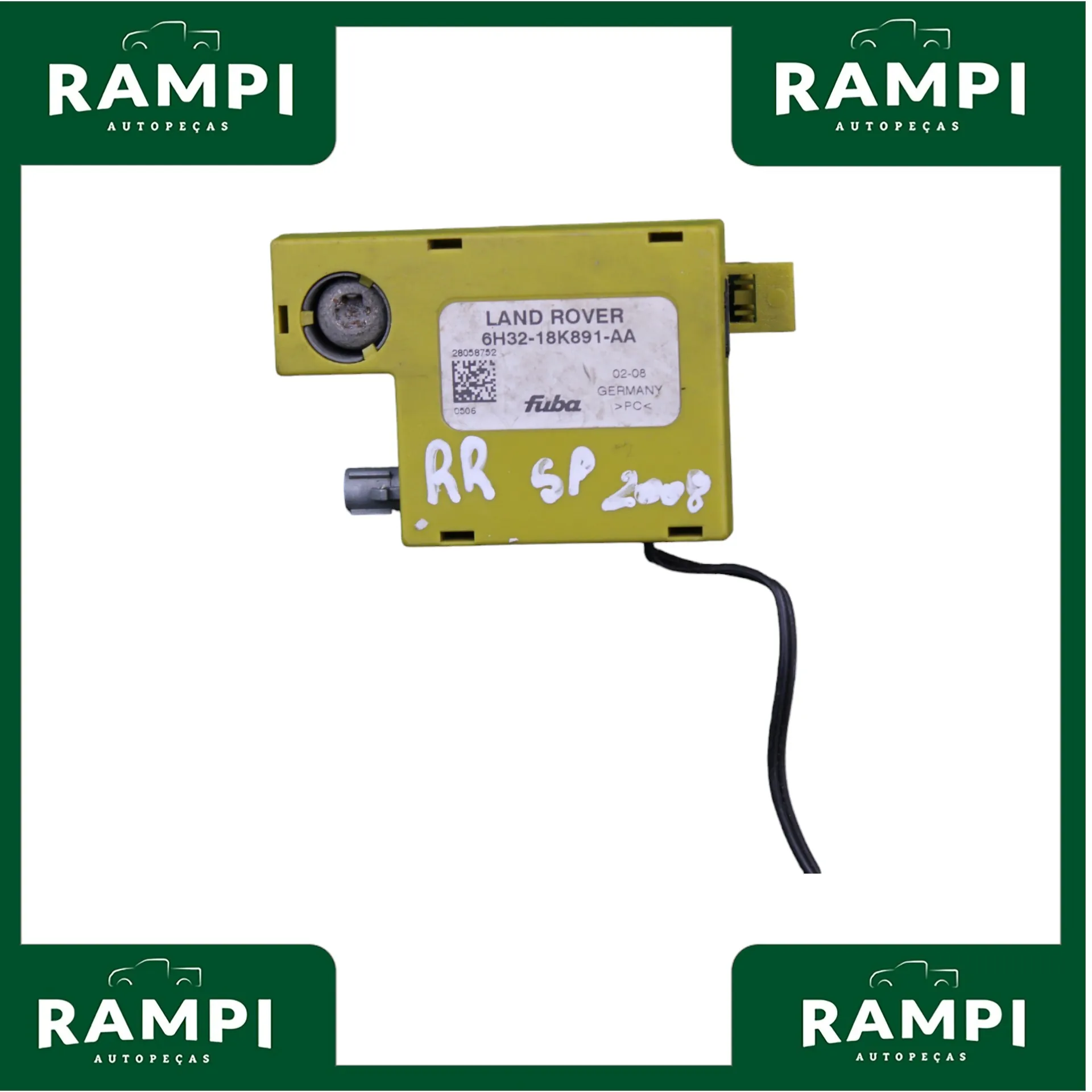 Módulo Central Amplificador Antena Range Rover Sport 2008 6h3218k891aa