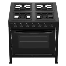 Fogão Industrial 4 Bocas com Forno 94 Litros Atena | Realce