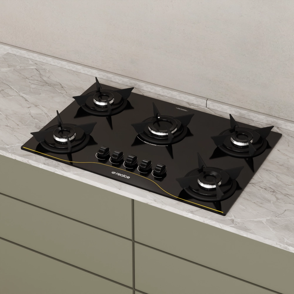 Cooktop 5 Bocas Mega Chama | Realce