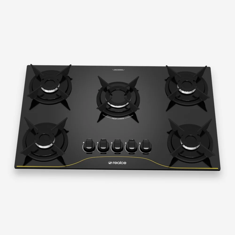 Cooktop 5 Bocas Mega Chama | Realce