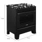 Fogão AlPro 550 5 Bocas com AirFryer e Pedra Pizza 
