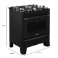 Fogão Realce AlPro 250 5 Bocas com Forno 100% elétrico e Vapor 360°