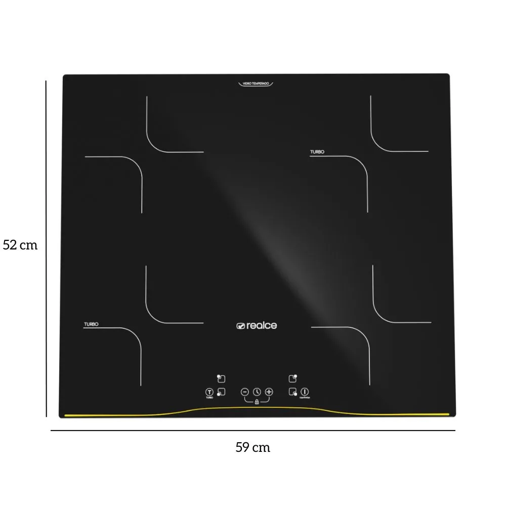 Cooktop de Indução 4 Bocas 220V Realce