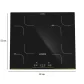 Cooktop de Indução 4 Bocas 220V Realce