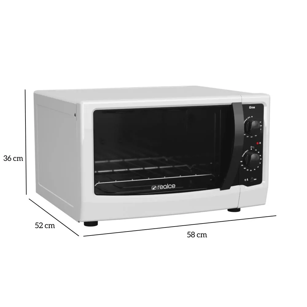 Forno Elétrico Eros 44 Litros Branco 1900W | Realce