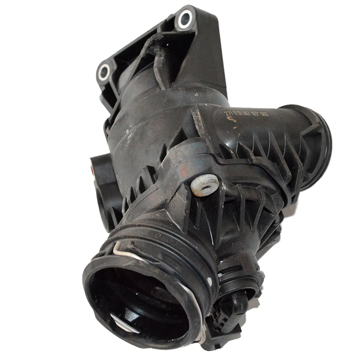Carcaça válvula termostática sensor MB E350 V6 2012 Gasolina