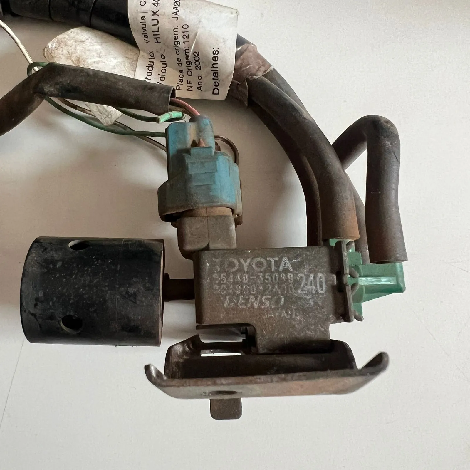 Válvula solenóide sensor turbina Hilux 3.0 turbinada até 2005