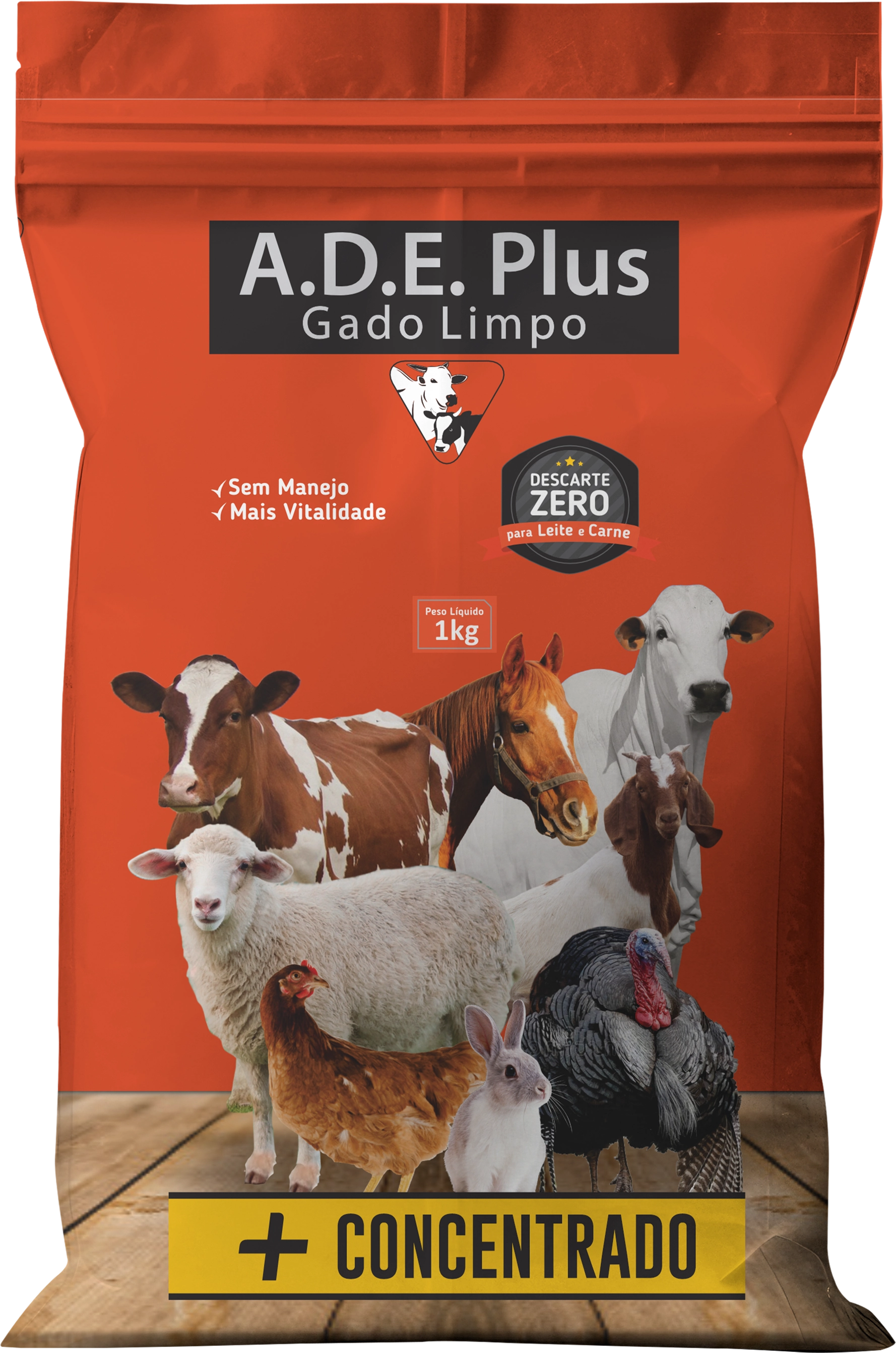 Suplemento ADE Plus Gado Limpo Fardo 10kg