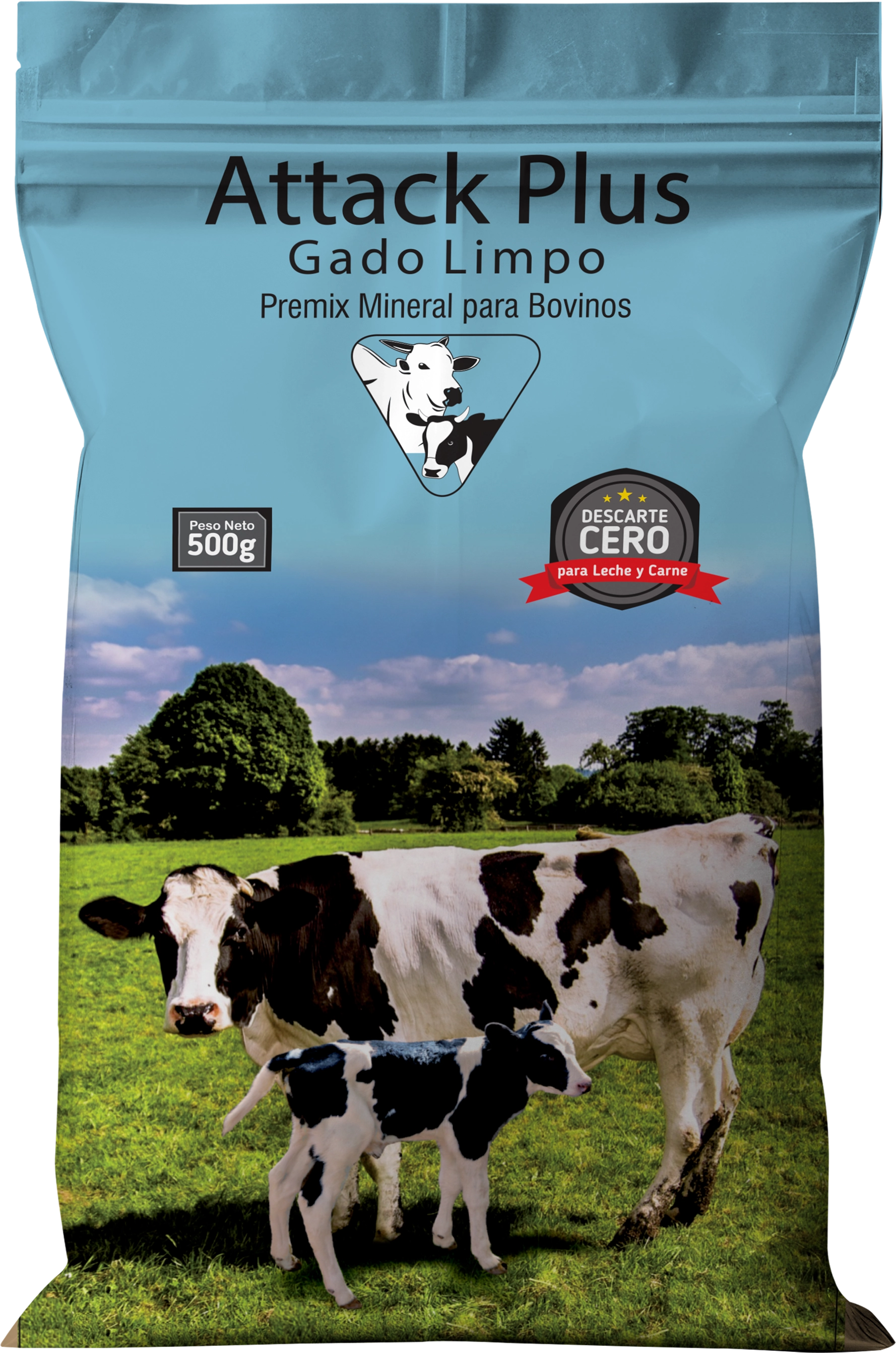 Suplemento - Attack Plus Gado Limpo 500gr