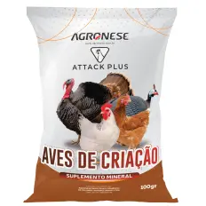 Suplemento Aves - Attack Plus Aves de Criação 100gr